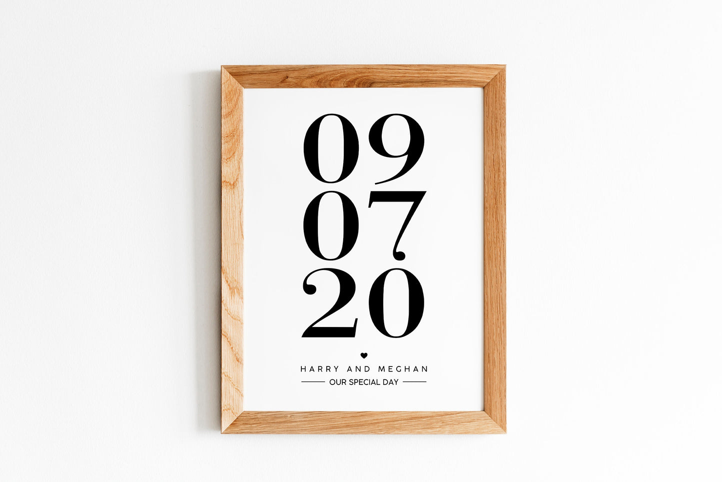 Personalised couple gift - Perfect to remember your special date - Your special date personalised print