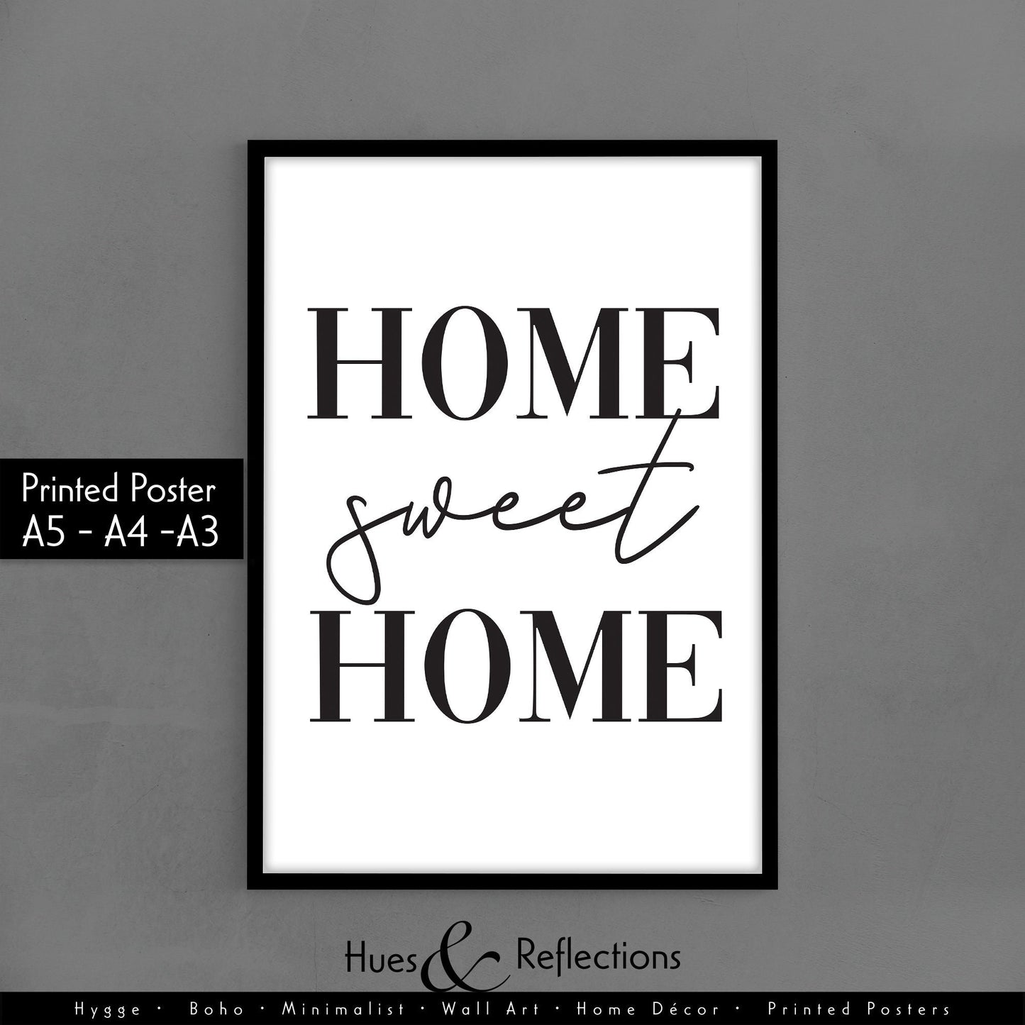 Home Sweet Home | Welcome Sign, Wall Art, Home Decor, Home Prints, Kitchen Prints, Kitchen Signs, Home Poster, Kitchen Wall Decor