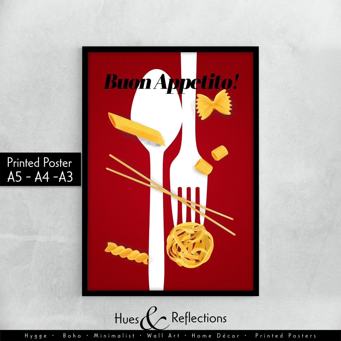 Pasta Lover Print, Kitchen Print, Chef's Gift, Kitchen Guide, Italian Food, Foodie Gift, Monochrome Picture, Pasta Types, Vintage Poster, This amazing vintage style, Italian food pasta print will compliment any kitchen