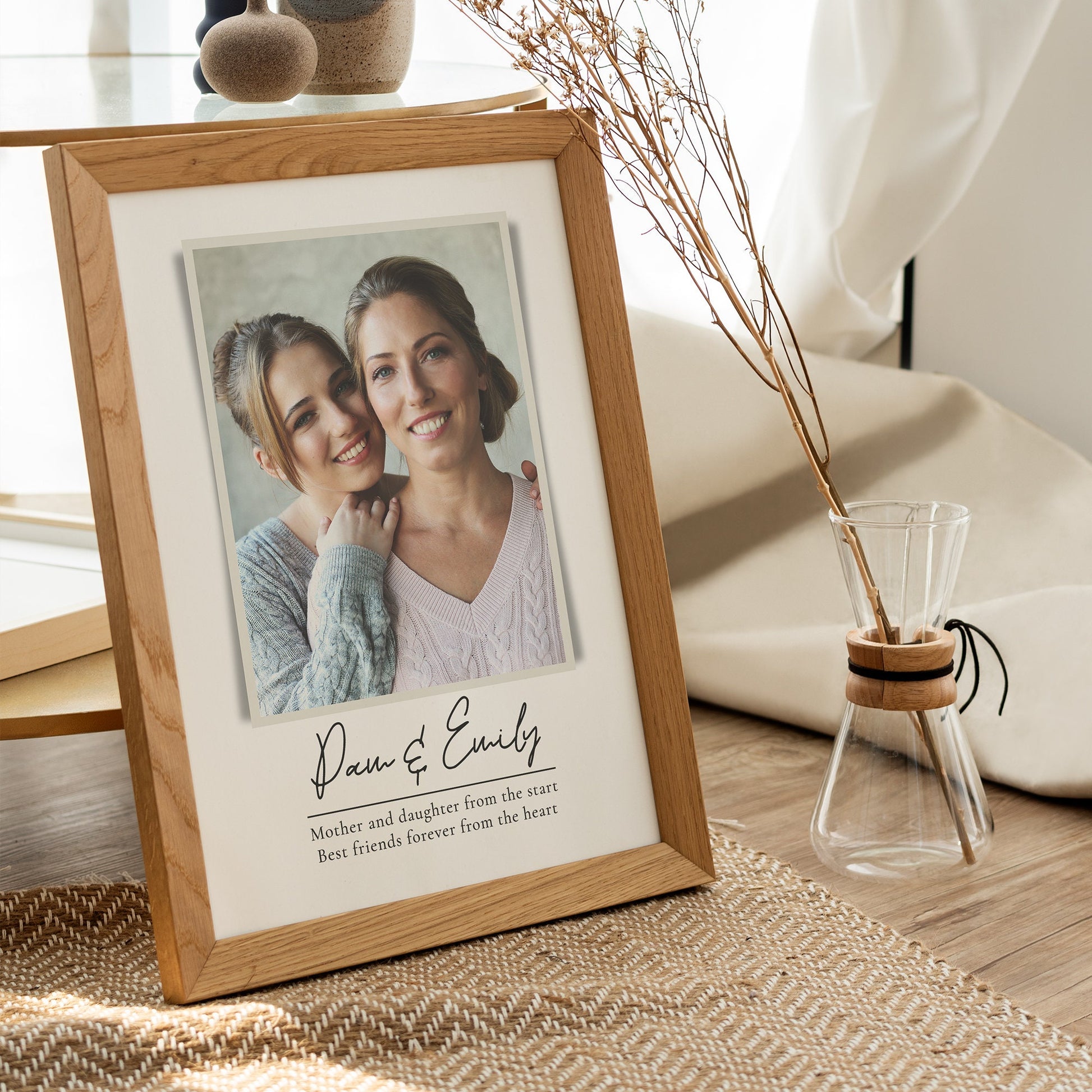 Personalised mum definition print - Custom gift with photo for mum friend, birthday gift, Christmas, Photo Gift, mum Quote, Personalised Mother and Daughter print - Custom gift with photo, mothers day present, Photo Gift, Mum Best friend