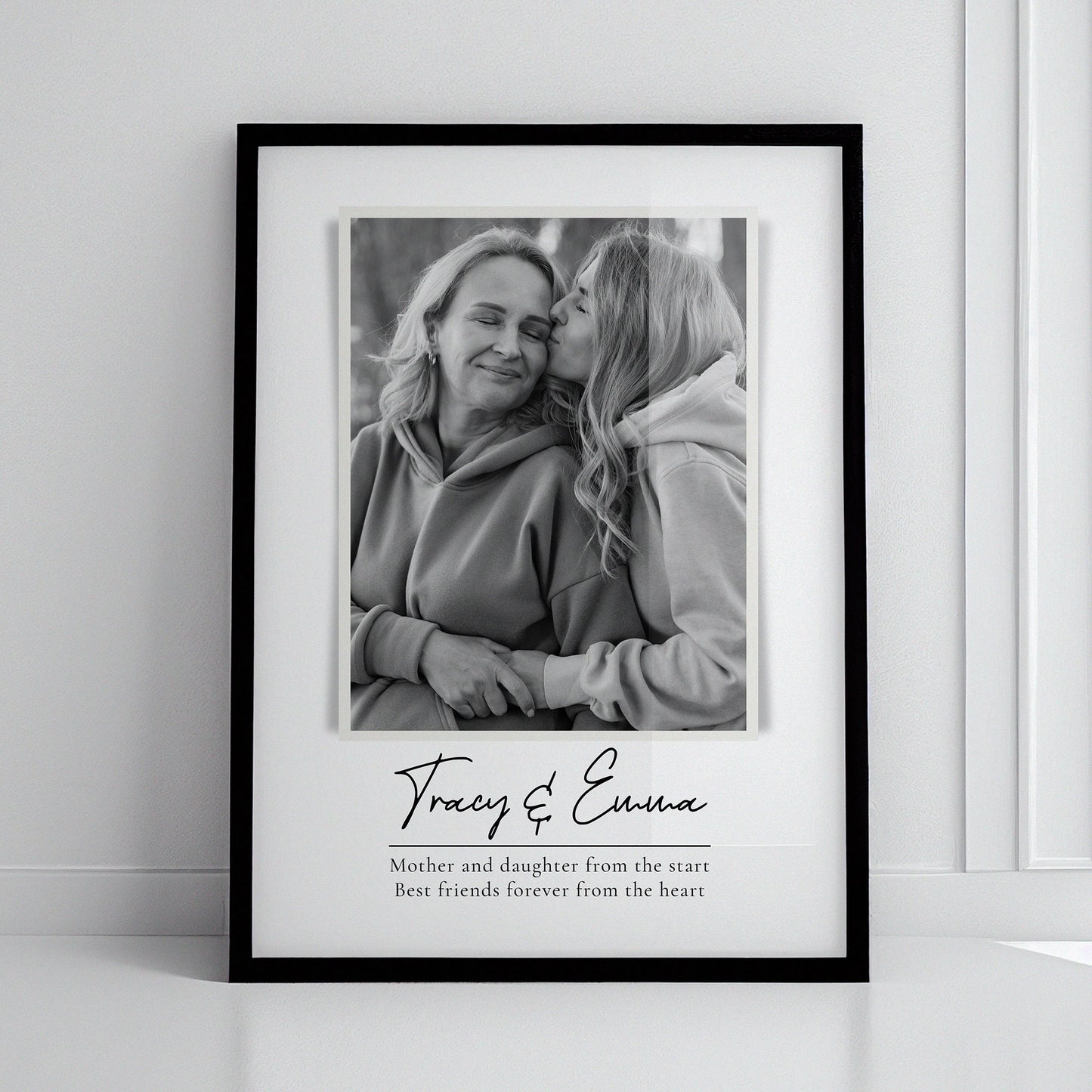 Personalised mum definition print - Custom gift with photo for mum friend, birthday gift, Christmas, Photo Gift, mum Quote, Personalised Mother and Daughter print - Custom gift with photo, mothers day present, Photo Gift, Mum Best friend
