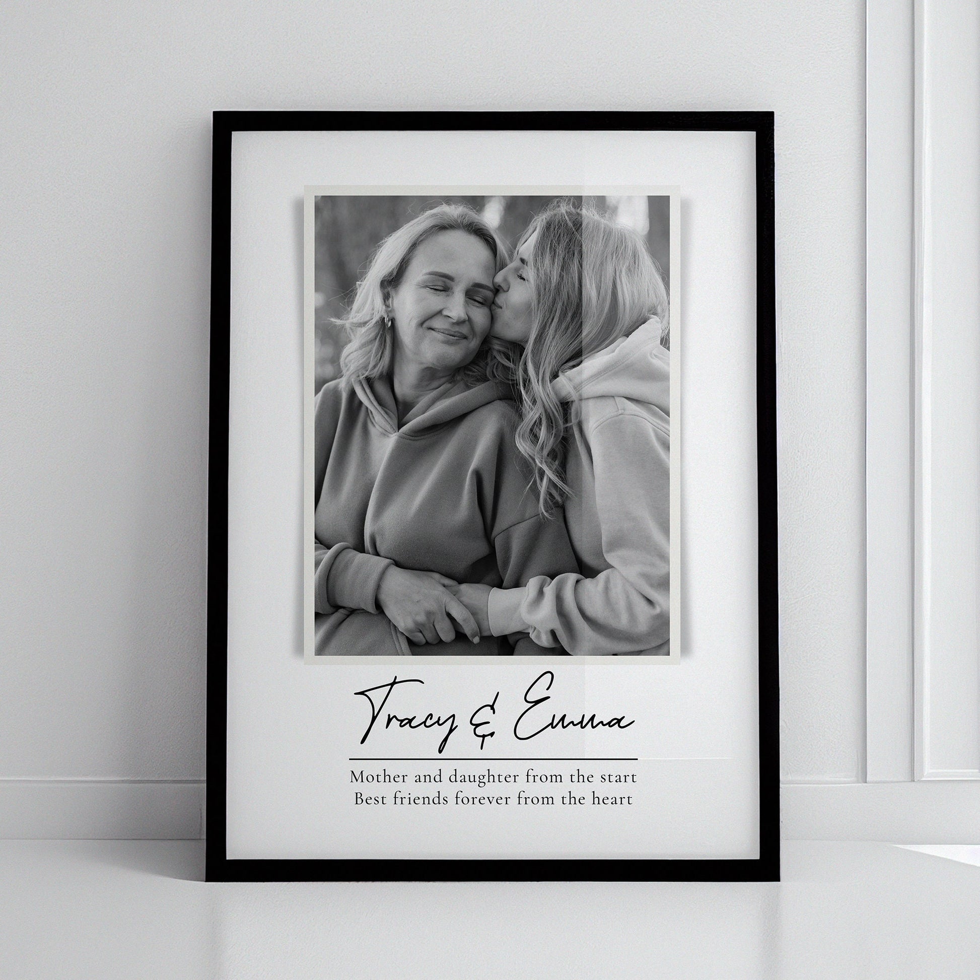 Personalised mum definition print - Custom gift with photo for mum friend, birthday gift, Christmas, Photo Gift, mum Quote, Personalised Mother and Daughter print - Custom gift with photo, mothers day present, Photo Gift, Mum Best friend