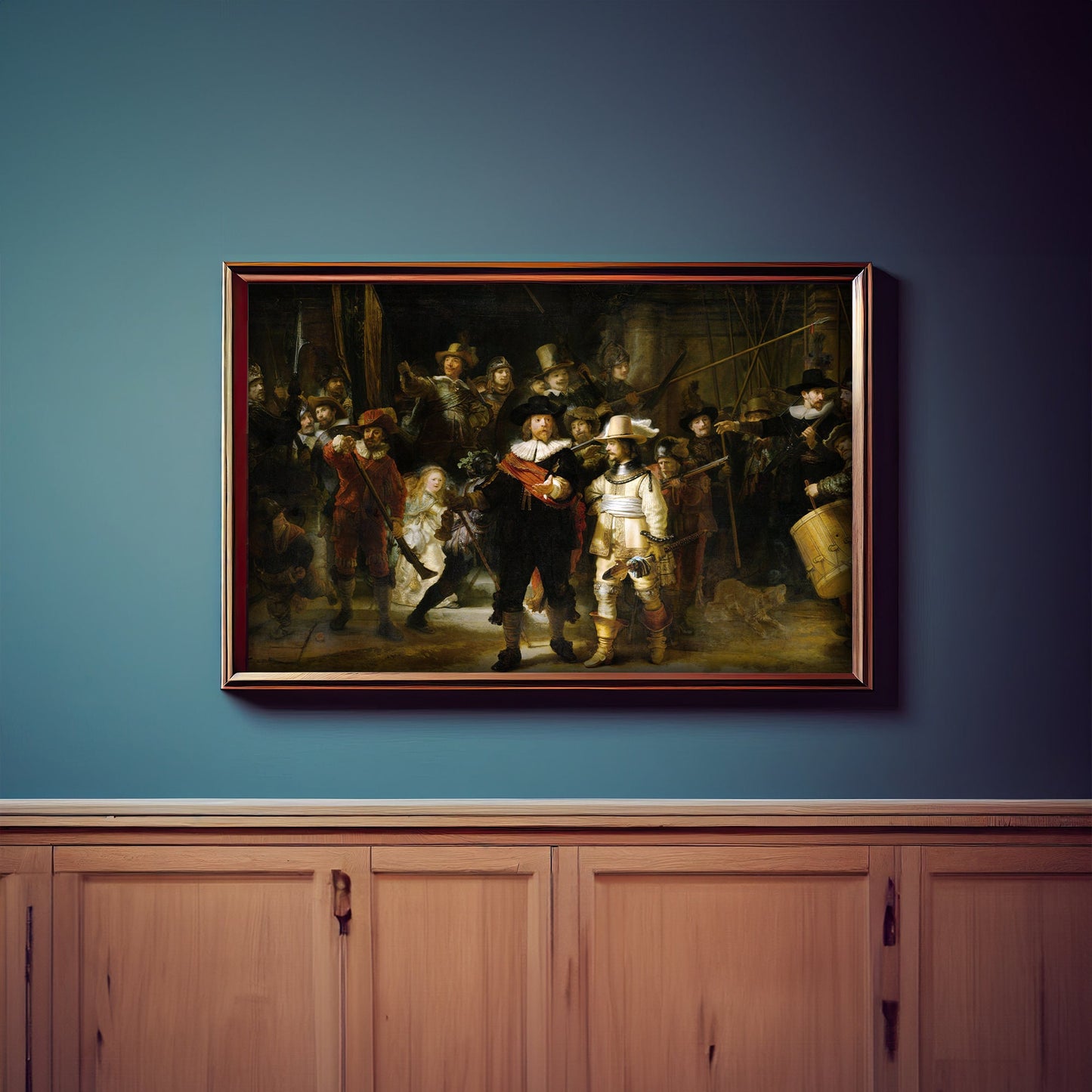 The Night Watch by Rembrandt Poster Print โ Classic and famous vintage wall art, famous painting, Post-Impressionist, Home Decor Fine Arts