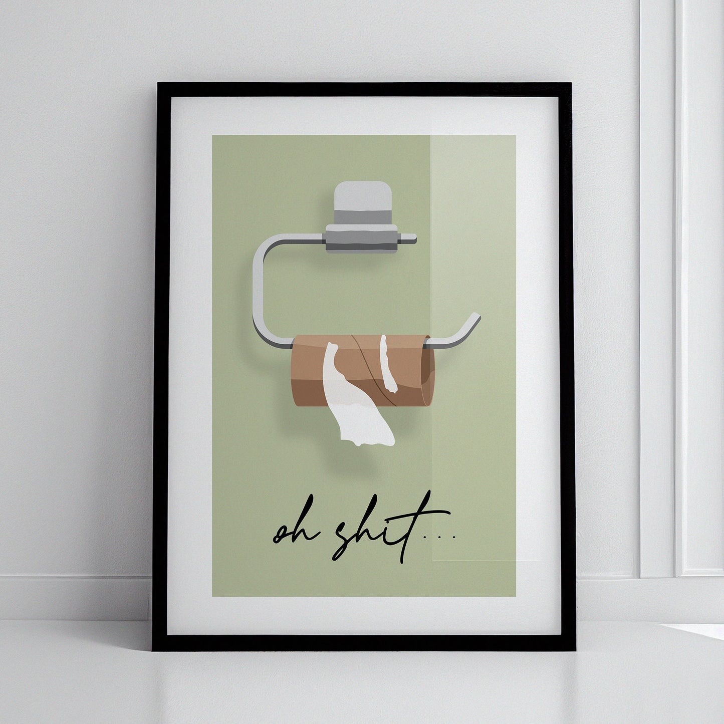 Colourful wall decor for toilet, funny bathroom wall art, toilet paper, toilet print, toilet roll need replacement, Funny Art, Funny Wall Prints, Quirky Art, Fun Wall Art, Home Prints, Bathroom Decor, Nice Bum Print, Gift for Partner, Toilet Humour