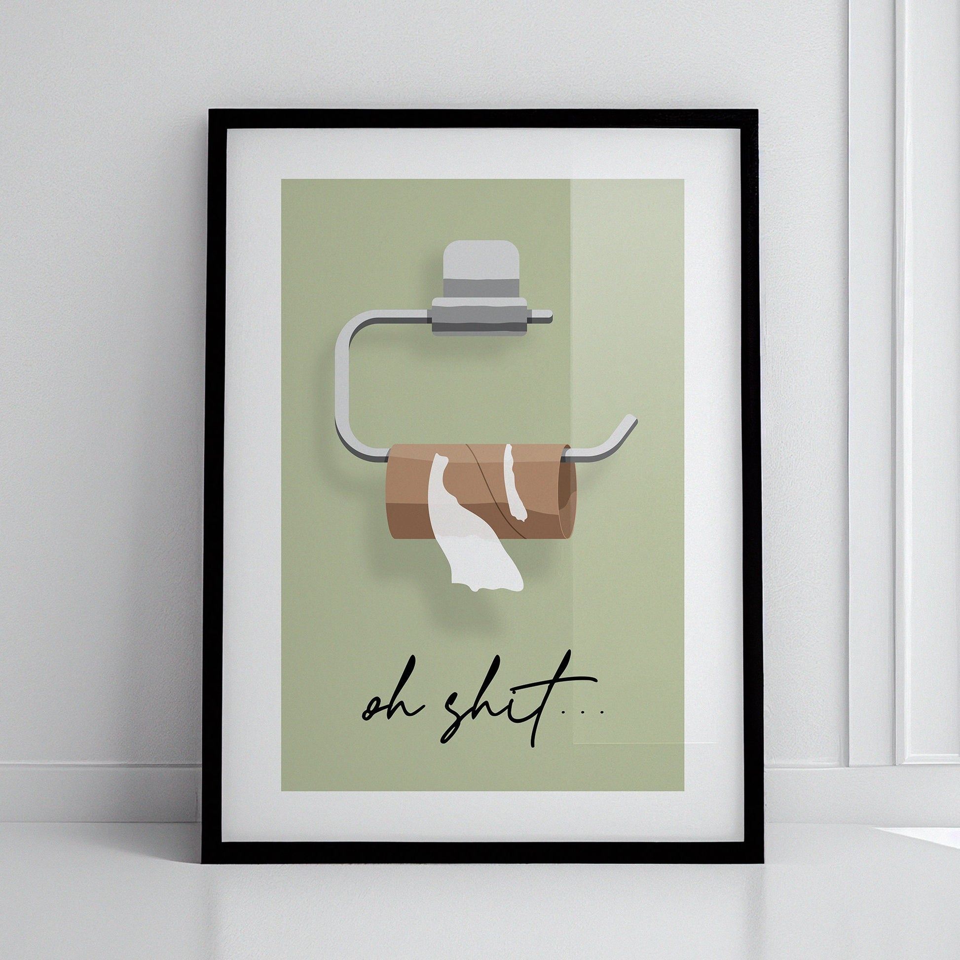 Colourful wall decor for toilet, funny bathroom wall art, toilet paper, toilet print, toilet roll need replacement, Funny Art, Funny Wall Prints, Quirky Art, Fun Wall Art, Home Prints, Bathroom Decor, Nice Bum Print, Gift for Partner, Toilet Humour