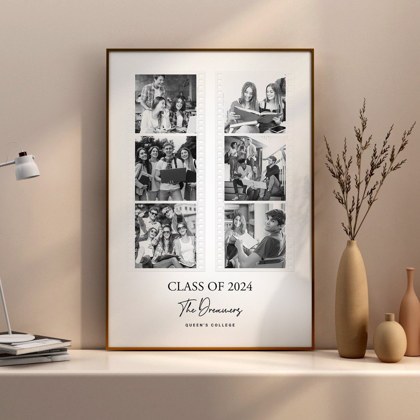 Personalised School Leavers, Graduation, End of Year Photo Print – Graduation photo print, Classmates gift idea, Teacher appreciation gift