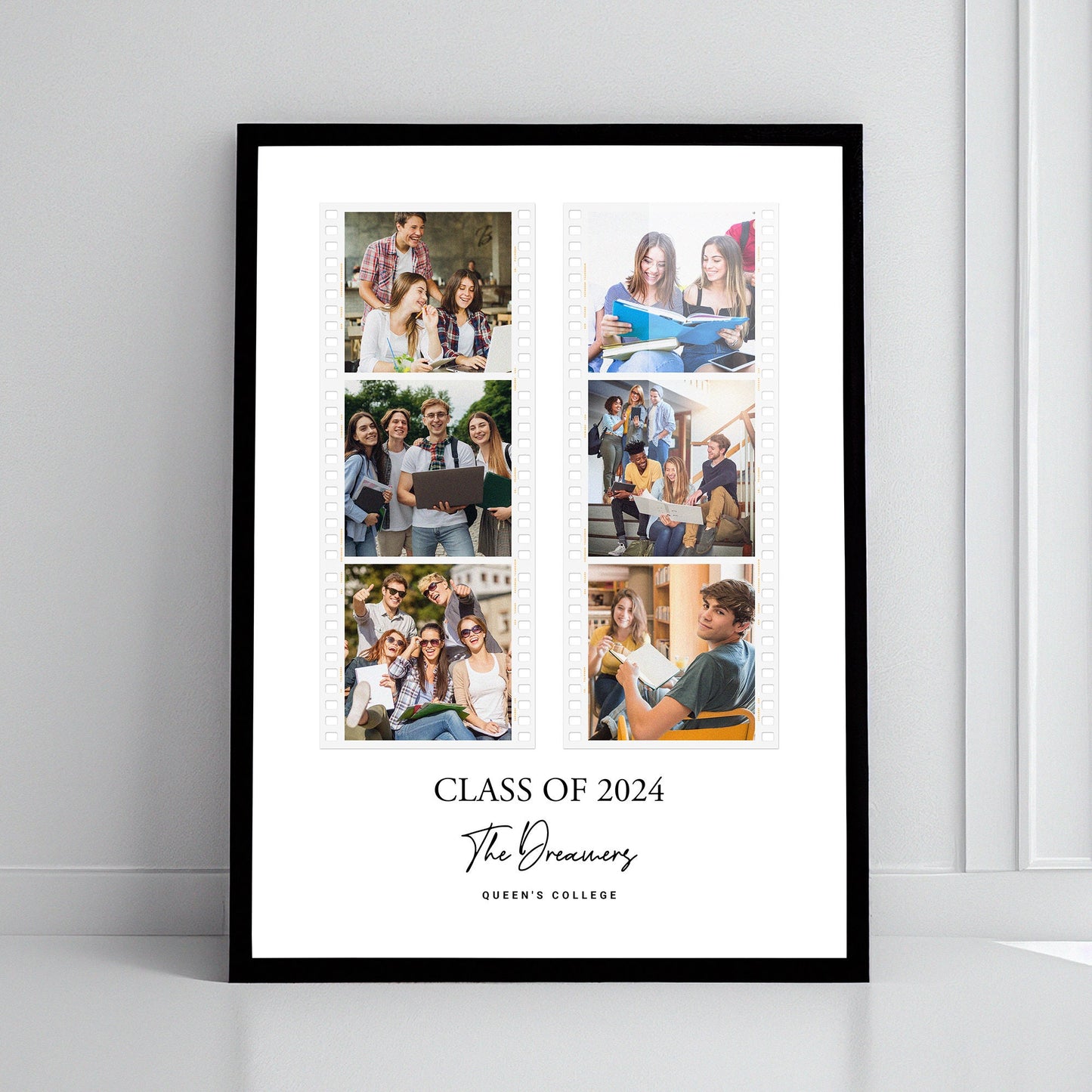 Personalised School Leavers, Graduation, End of Year Photo Print – Graduation photo print, Classmates gift idea, Teacher appreciation gift