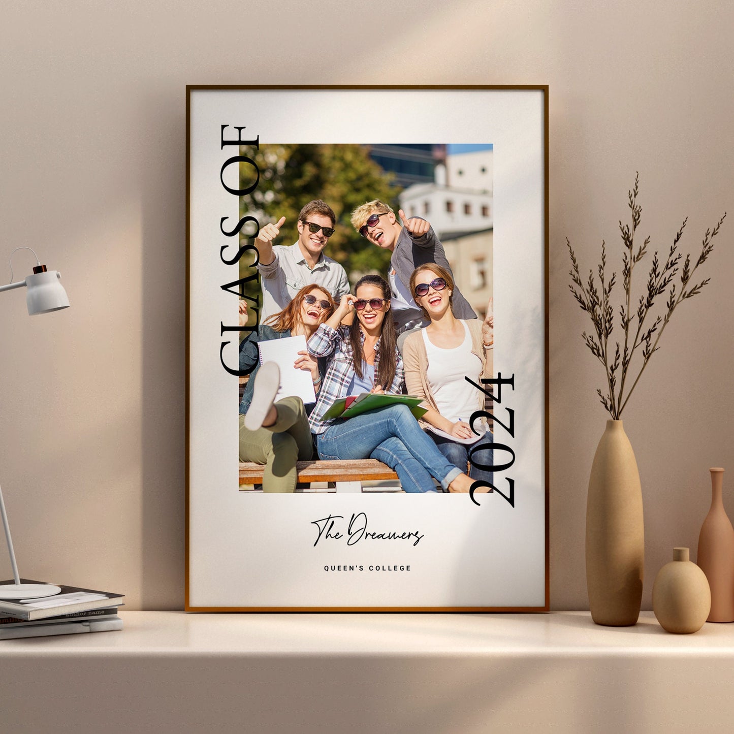 Personalised Class of 2024, School Leavers, Graduation, End of Year Photo Print – Graduation photo print, Teacher appreciation photo gift