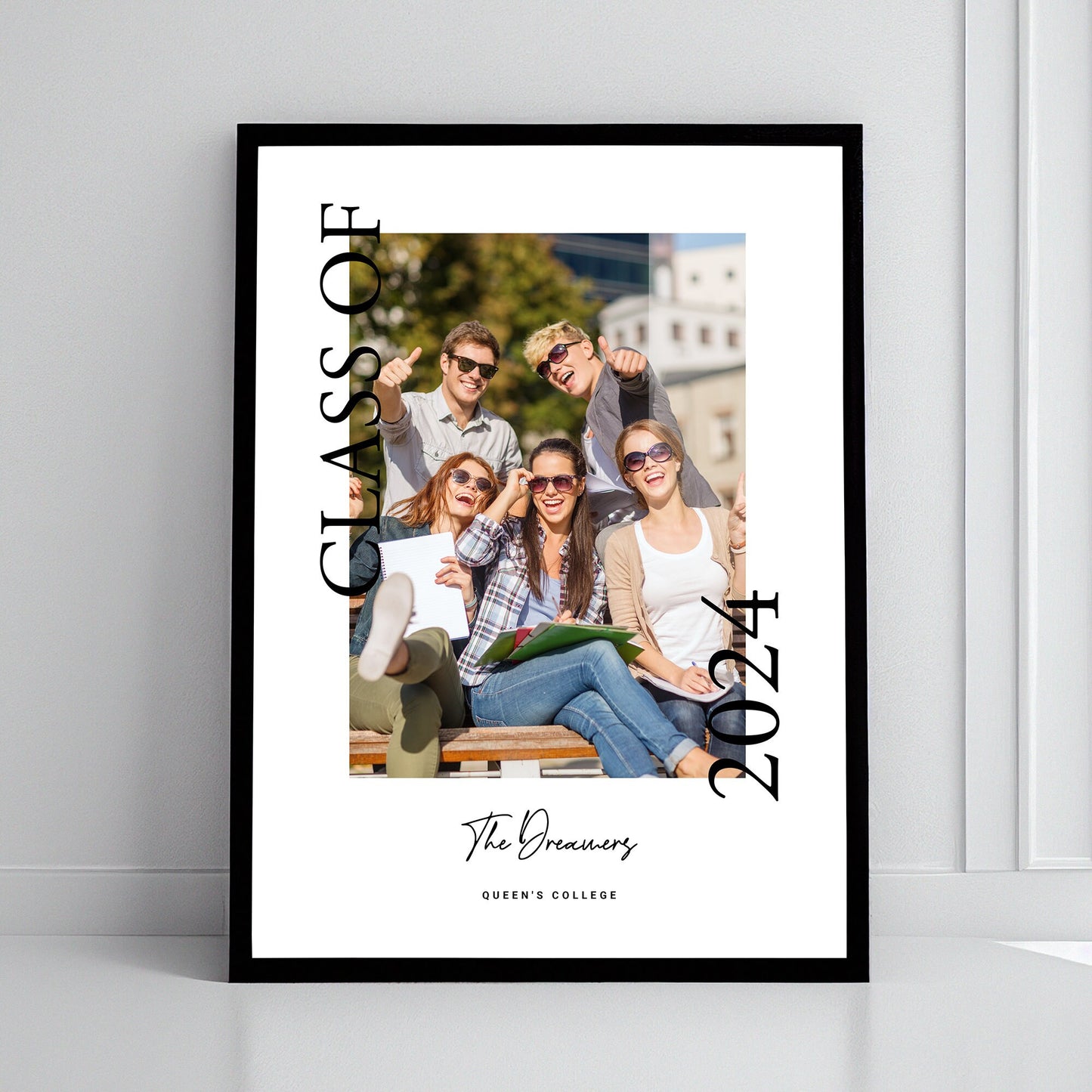 Personalised Class of 2024, School Leavers, Graduation, End of Year Photo Print – Graduation photo print, Teacher appreciation photo gift