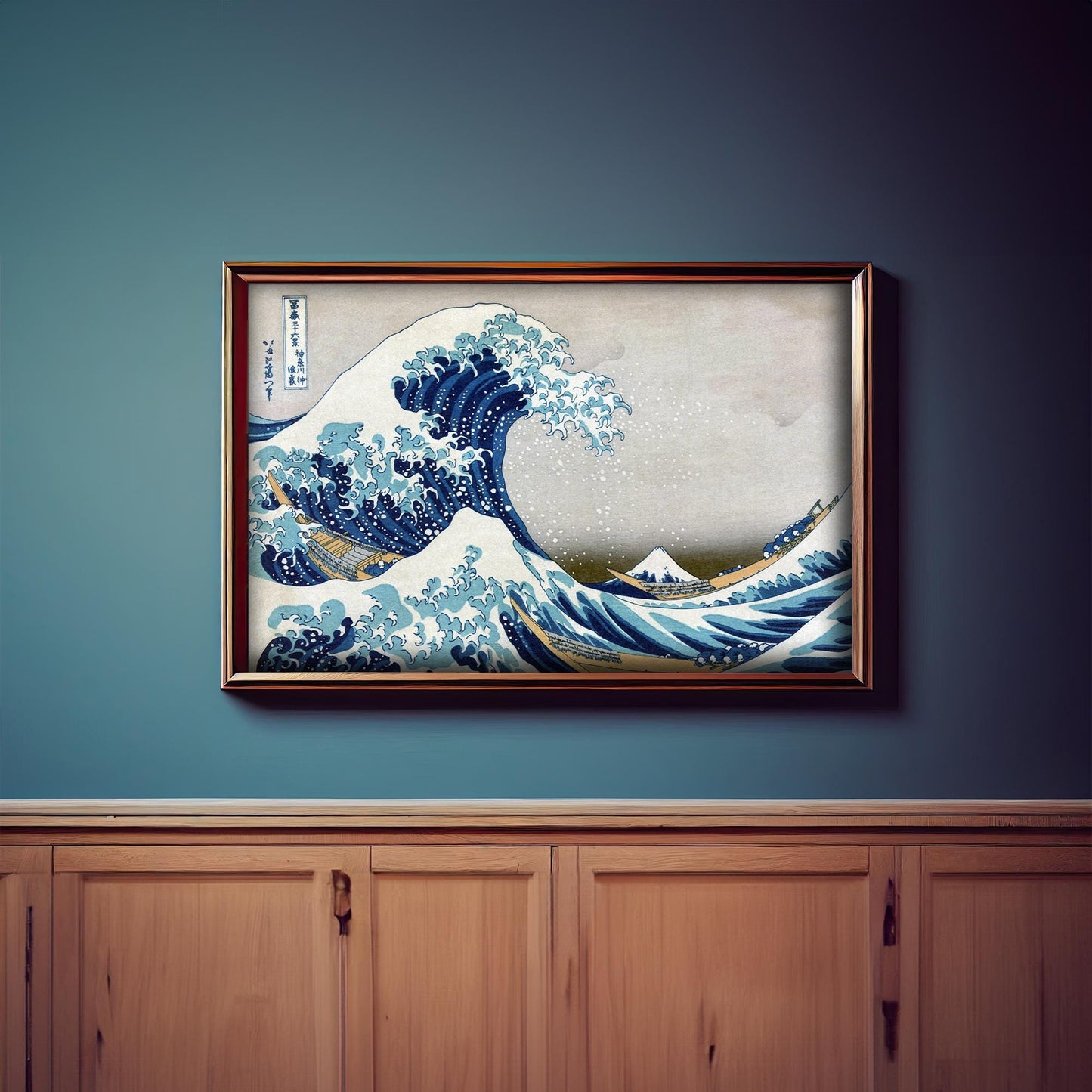 The Great Wave off Kanagawa by Hokusai Print โ Classic and famous vintage wall art, famous painting, Post-Impressionist, Home Decor Fine Art