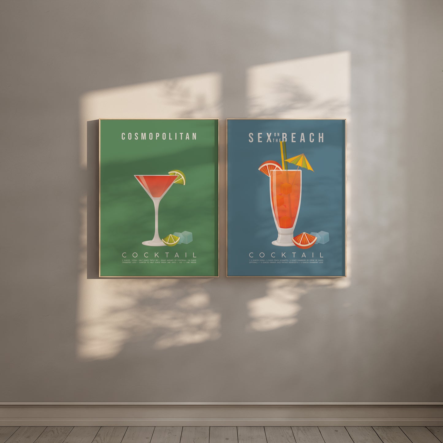 Cosmopolitan, Sex on the Beach