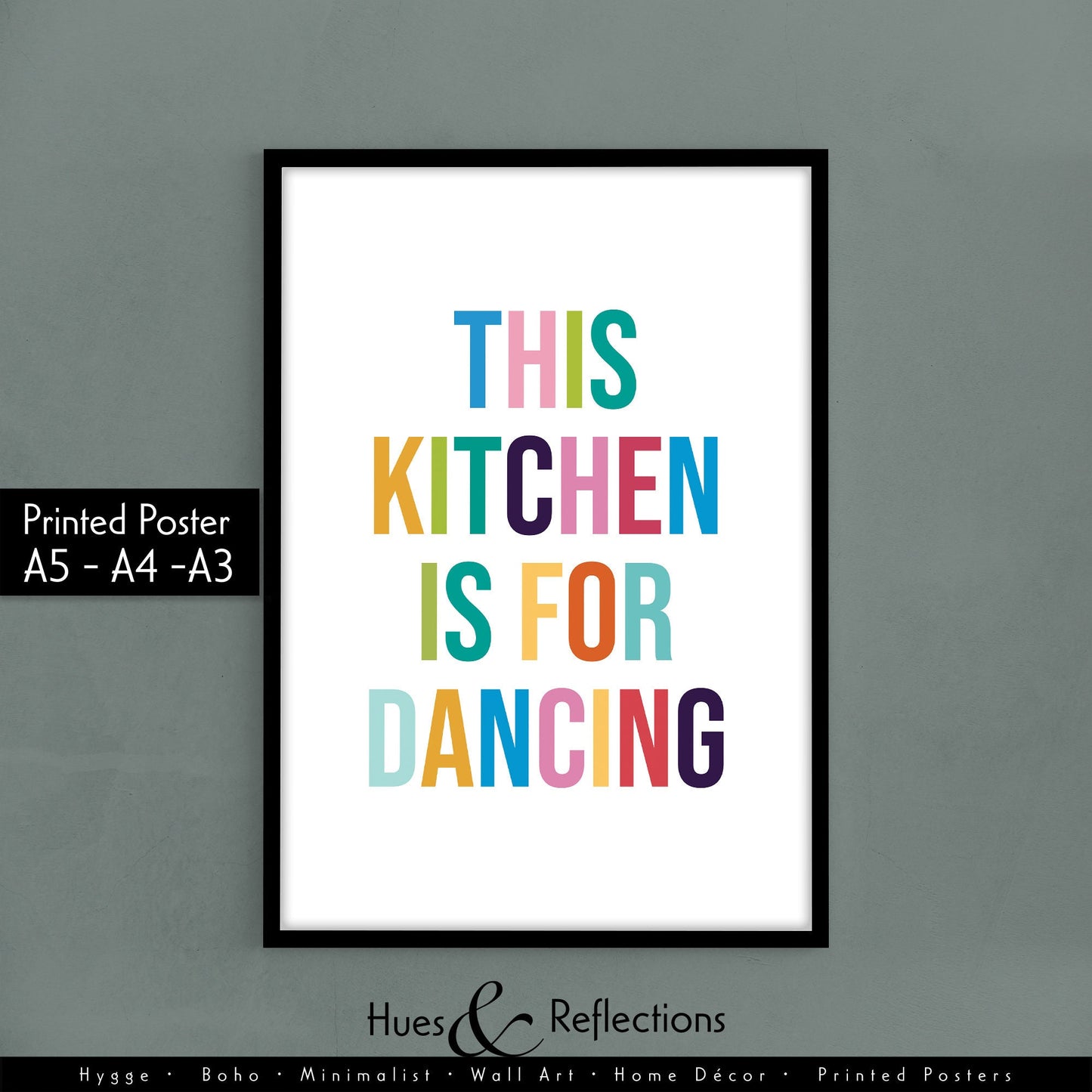 This Kitchen Is For Dancing | For those of us who just love to dance, this print will remind you exactly what your kitchen is for!