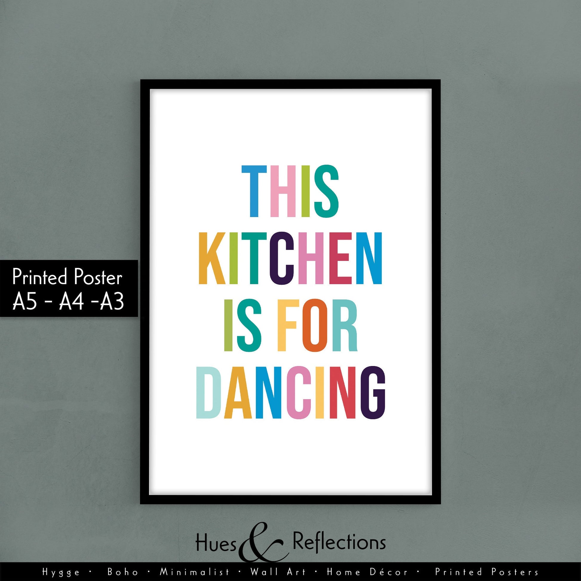 This Kitchen Is For Dancing | For those of us who just love to dance, this print will remind you exactly what your kitchen is for!