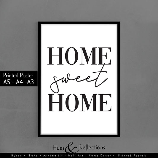 Home Sweet Home | Welcome Sign, Wall Art, Home Decor, Home Prints, Kitchen Prints, Kitchen Signs, Home Poster, Kitchen Wall Decor