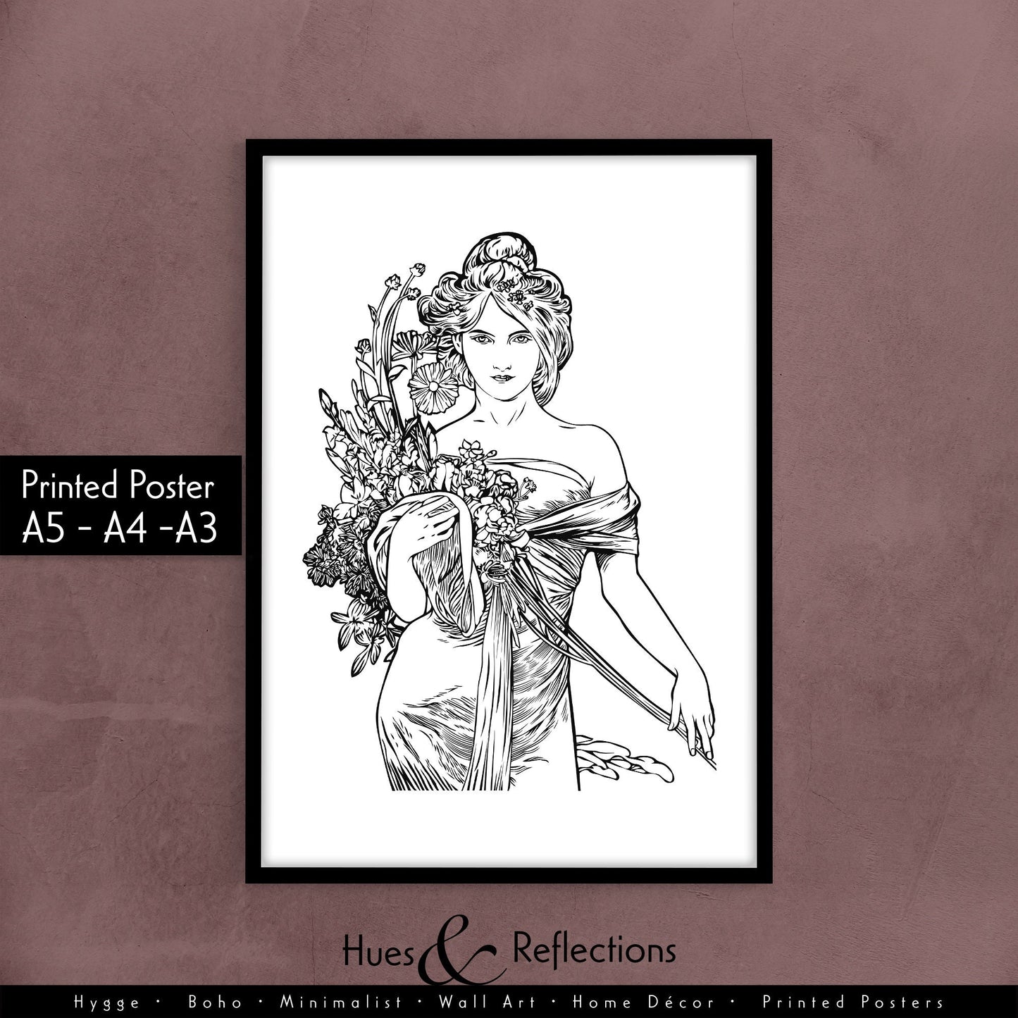 Line Art Woman Drawing MinimalistFigure Wall Decor Creative and powerful Women sketch Posters for Living Room Decoration, decor for home	home 		Wall art	canvas painting	Woman wall art	home gift	Marianne	Feminist Woman	Woman Warrior	Woman Pride Poster
