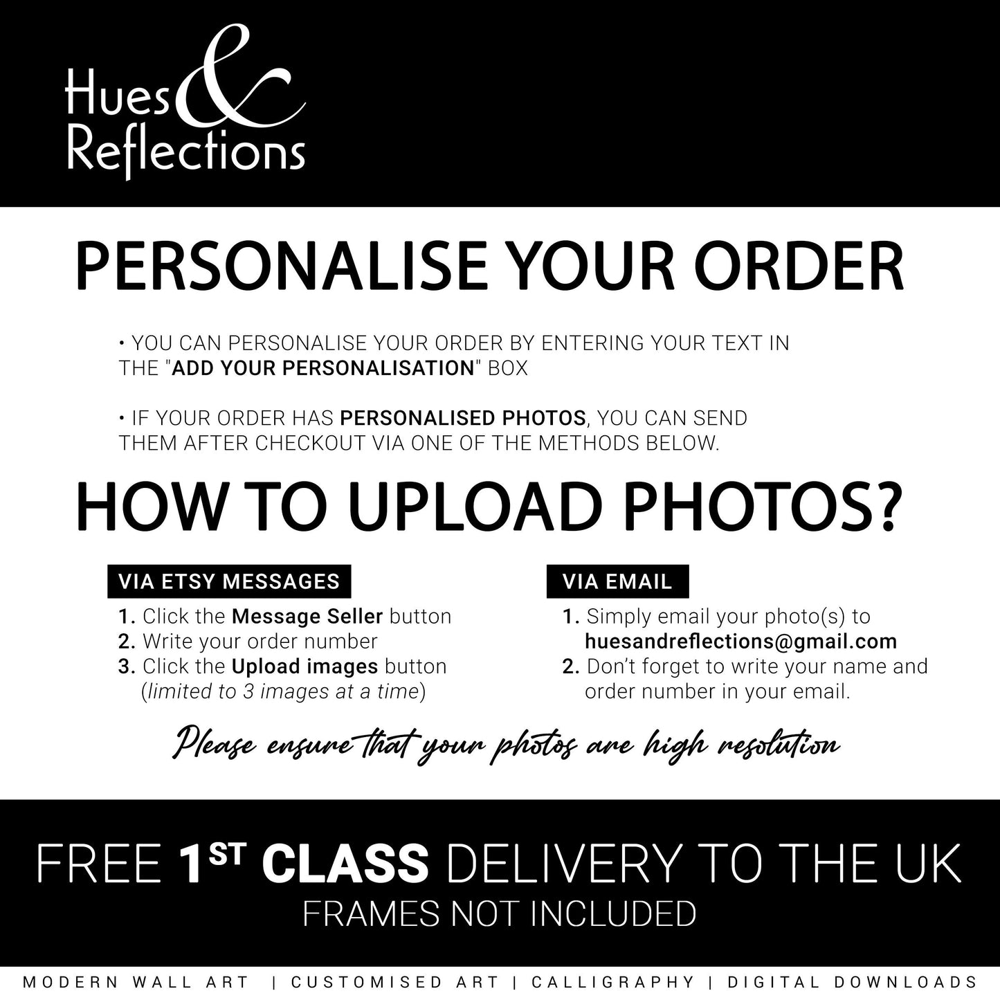 Grandma and Grandad Photo Gift - Personalised Grandparent Photo Collage With 3 Photos and a Custom Message, New Baby Gift Idea Grandparents