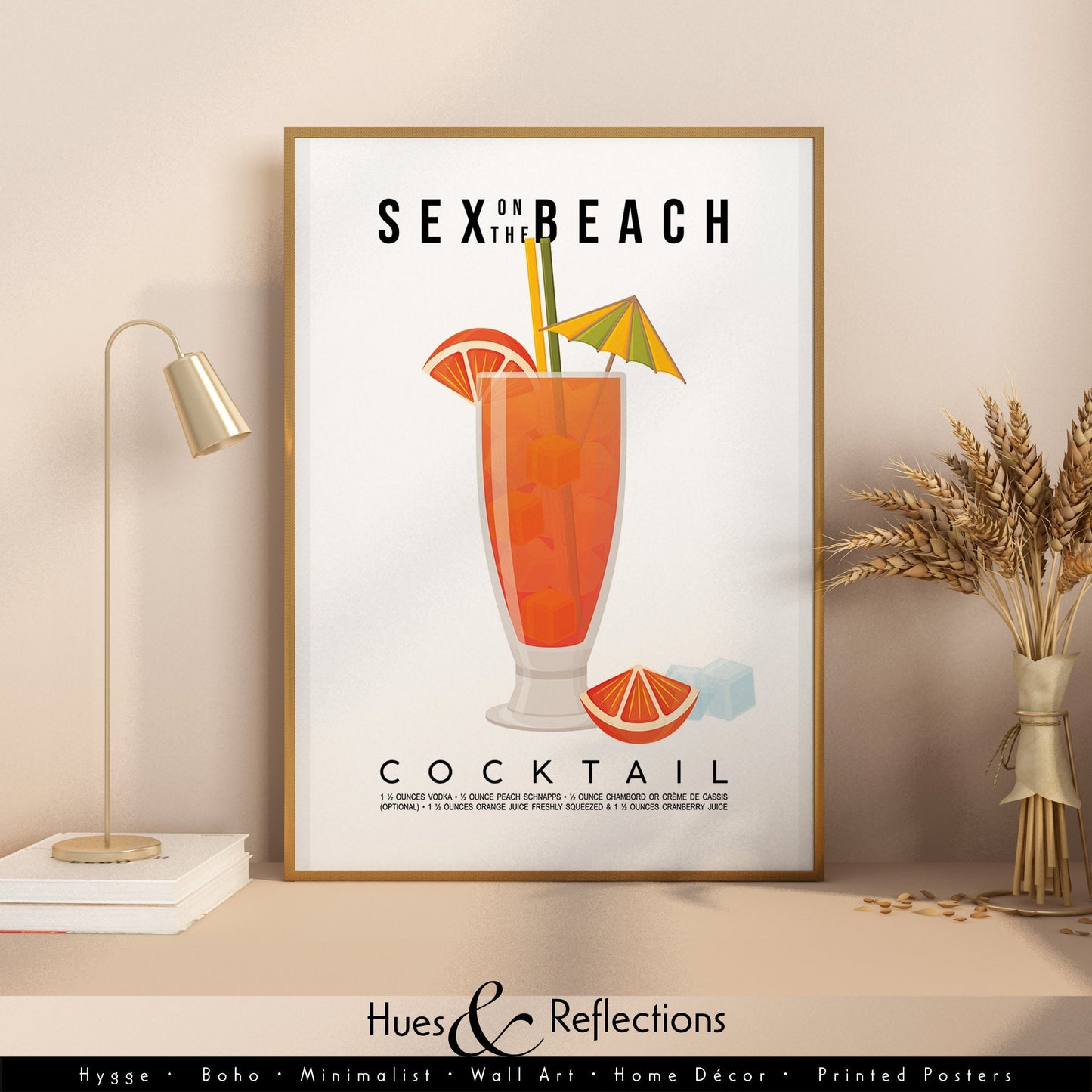 Classic Cocktail Print, Margarita Print, Mojito Recipe, Gin and Tonic Drink Poster, Kitchen Prints, Bar Decor, Colourful Print, Gallery Wall, cocktail print, cocktail poster, cocktail glasses, cocktail sign, cocktail kit, cocktail recipe