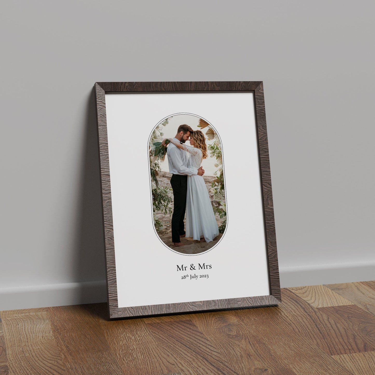 Personalised wedding photo frame, ideal for couples who just got married, wedding souvenir, couple gift, anniversary gift art, fiancé gift idea, wedding anniversary, first anniversary gift, engagement gift, Mr & Mrs Gift, Marriage