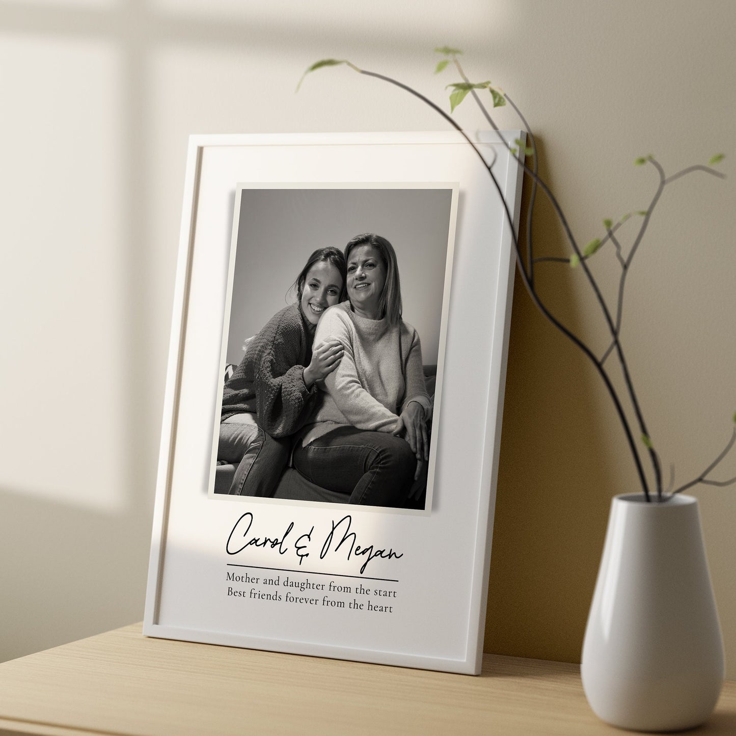 Personalised mum definition print - Custom gift with photo for mum friend, birthday gift, Christmas, Photo Gift, mum Quote, Personalised Mother and Daughter print - Custom gift with photo, mothers day present, Photo Gift, Mum Best friend