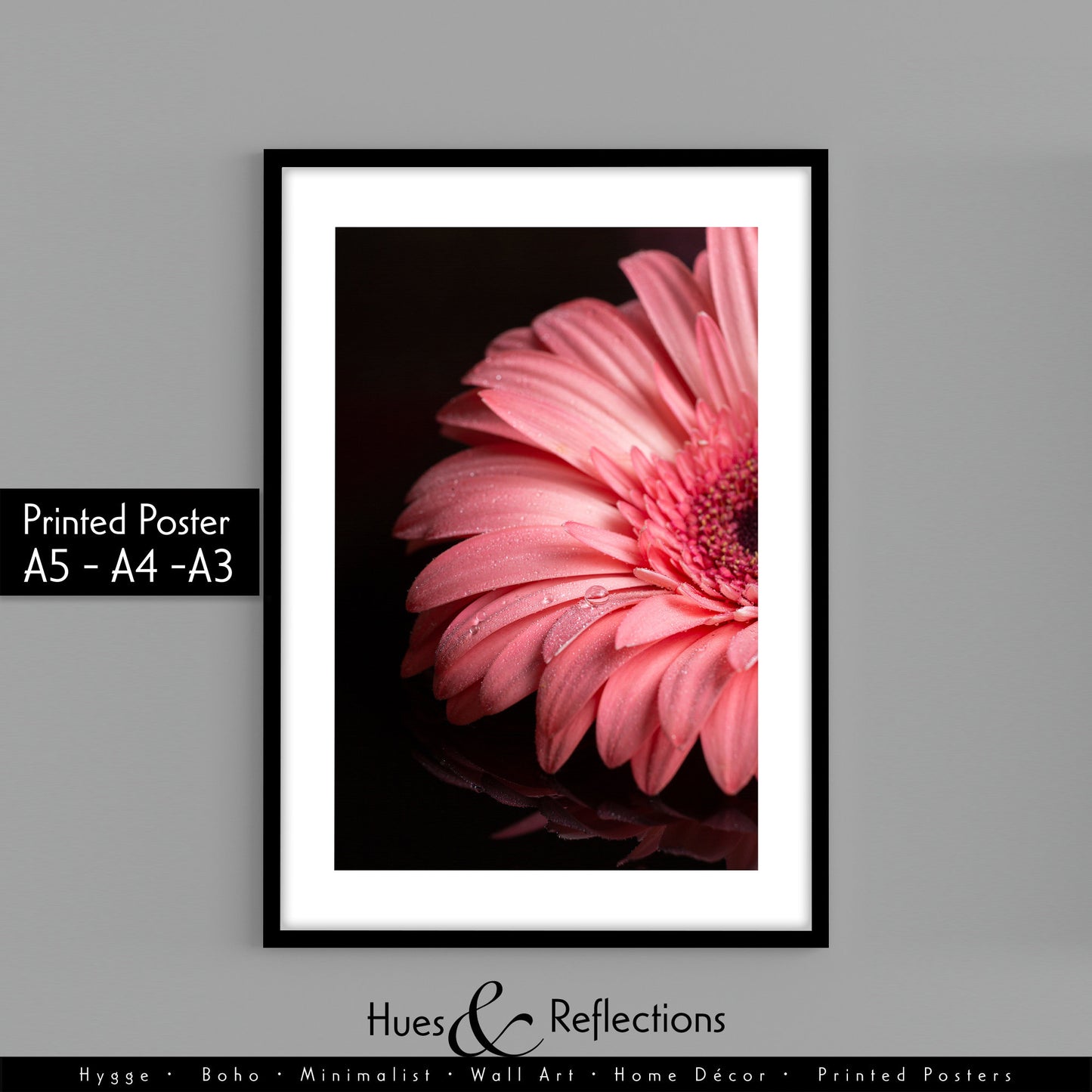 Beautifully vibrant flower photo print, Wall art decor ideal for Boho home decor, Moving in gift for friend, Bedroom wall print, Colourful