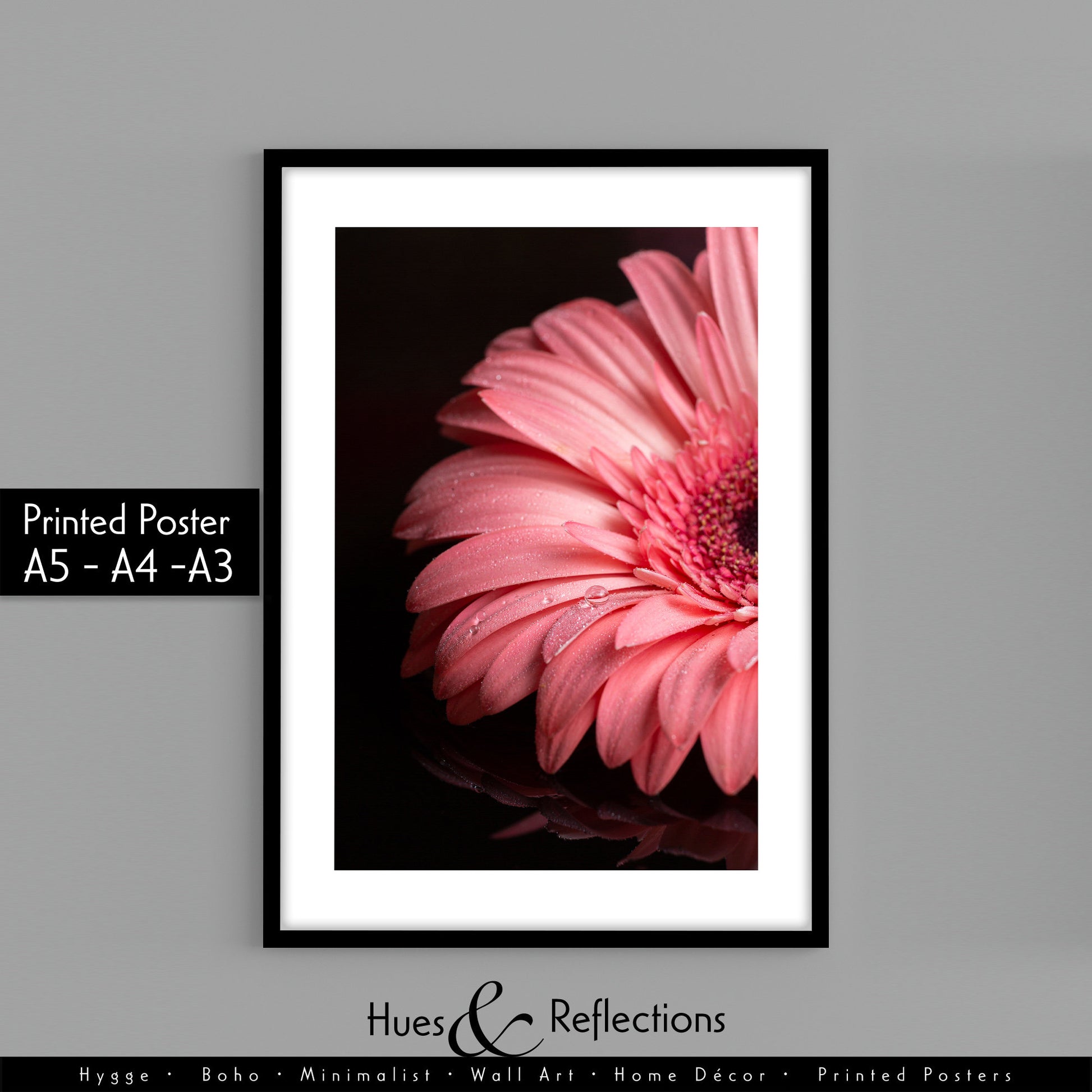 Beautifully vibrant flower photo print, Wall art decor ideal for Boho home decor, Moving in gift for friend, Bedroom wall print, Colourful