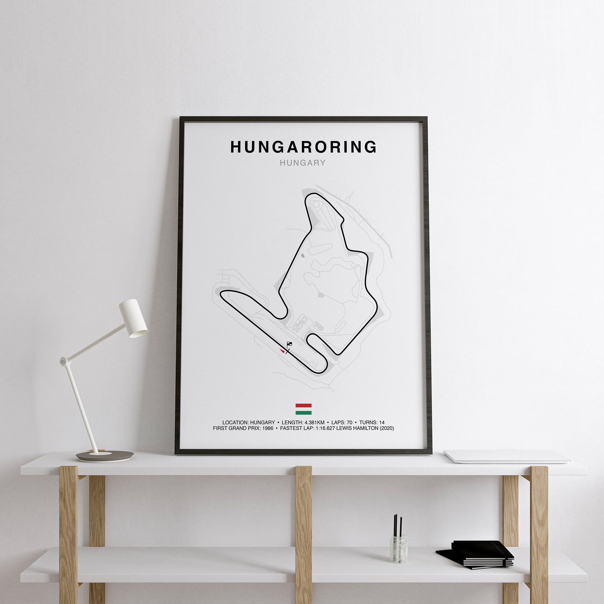 Hungary Grand Prix Circuit Print, Hungaroring F1, Formula 1 Track Poster, Office wall art, Gifts for him, F1 race map frame, F1 Poster, Car race fan art, Lewis Hamilton, F1 Collection, Formula 1 fan gift idea, Gift for boyfriend, Milestone Birthday