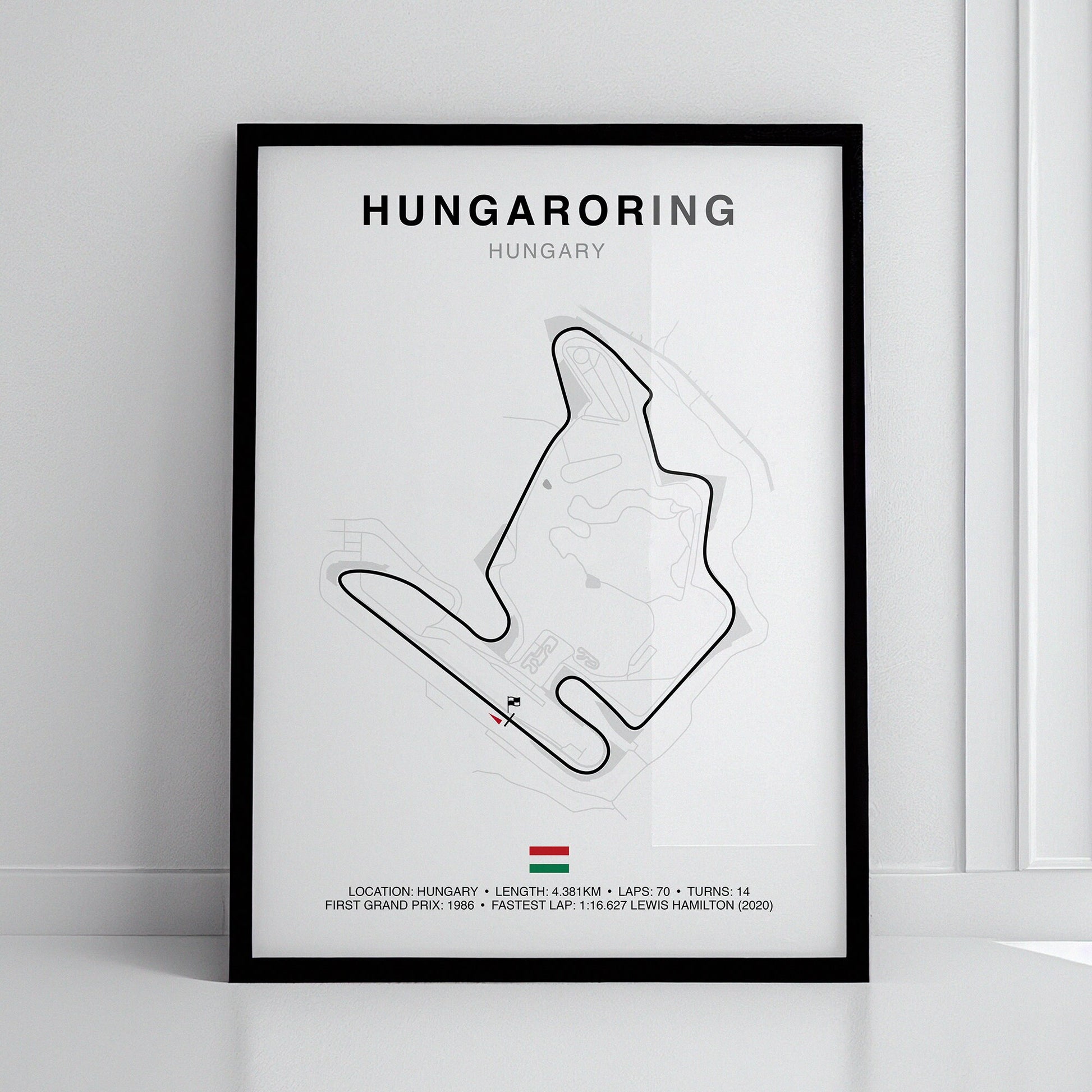 Hungary Grand Prix Circuit Print, Hungaroring F1, Formula 1 Track Poster, Office wall art, Gifts for him, F1 race map frame, F1 Poster, Car race fan art, Lewis Hamilton, F1 Collection, Formula 1 fan gift idea, Gift for boyfriend, Milestone Birthday