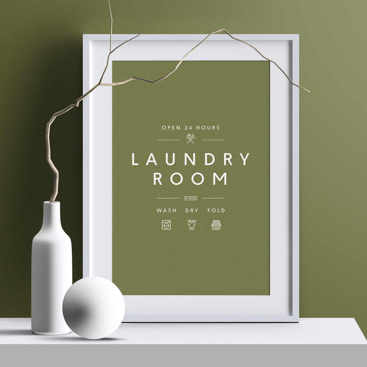 Laundry care symbol guide. Ideal gift for housewarming. Complement your minimalist house decoration with this handy guide for laundry. Frame for laundry room. Poster for laundrette. Black and white picture for bathroom. Cloth washing signs gift idea