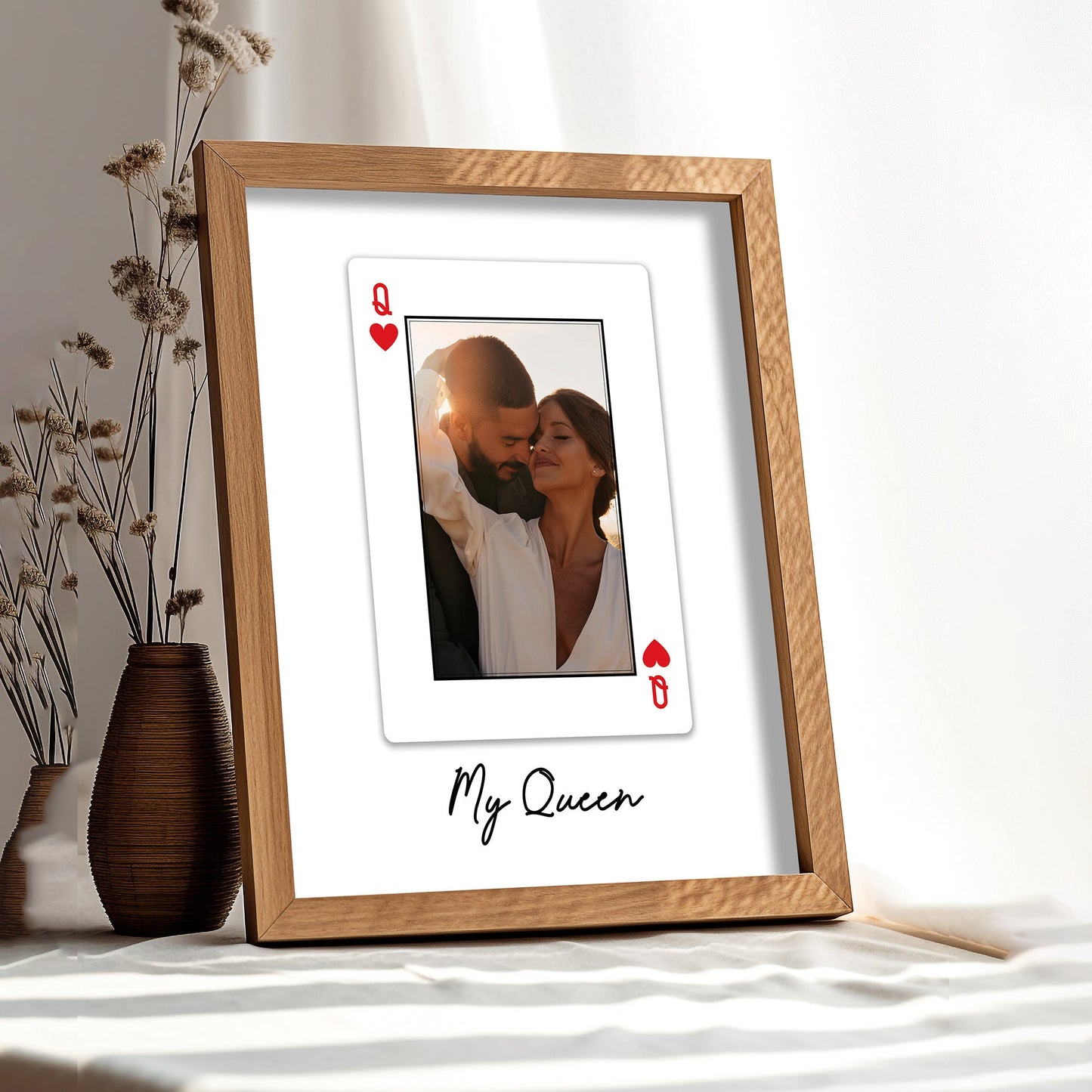Personalised Playing Cards. Custom Play Card Photo, Photo Playing Card, Wall Photo Cards, Bedroom Couple Decor, Couple Art Gift, Trendy Print, Best Friends Gift Personalised, Valentine&#39;s Day Gift, Gift For Her, Unique Couples, Gift Romantic Gift