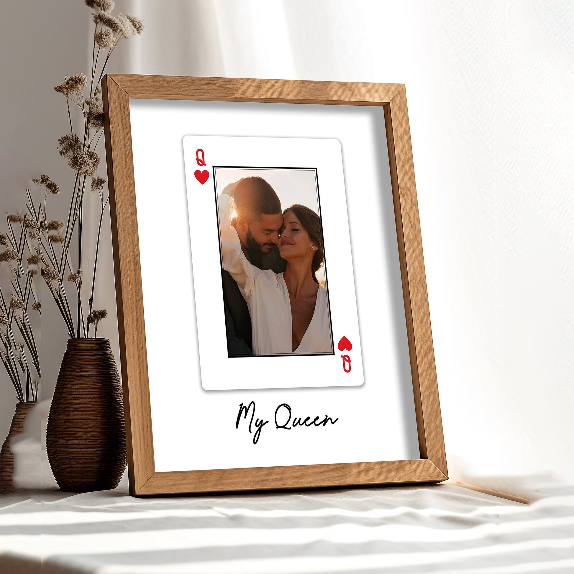 Personalised Playing Cards. Custom Play Card Photo, Photo Playing Card, Wall Photo Cards, Bedroom Couple Decor, Couple Art Gift, Trendy Print, Best Friends Gift Personalised, Valentine&#39;s Day Gift, Gift For Her, Unique Couples, Gift Romantic Gift