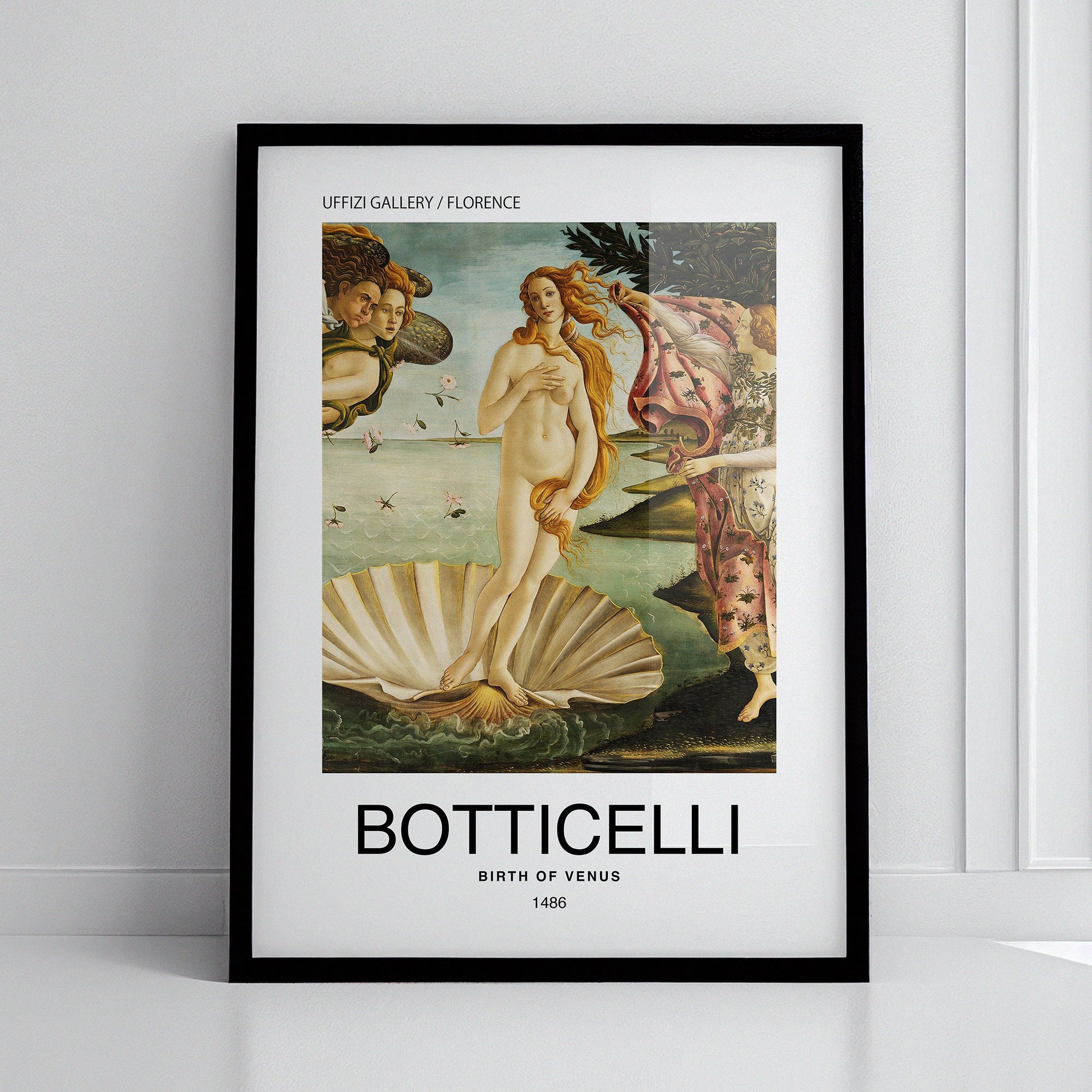 Birth of Venus by Botticelli Poster Print – Classic and famous vintage wall art, famous painting, Post-Impressionist, Home Decor Fine Arts