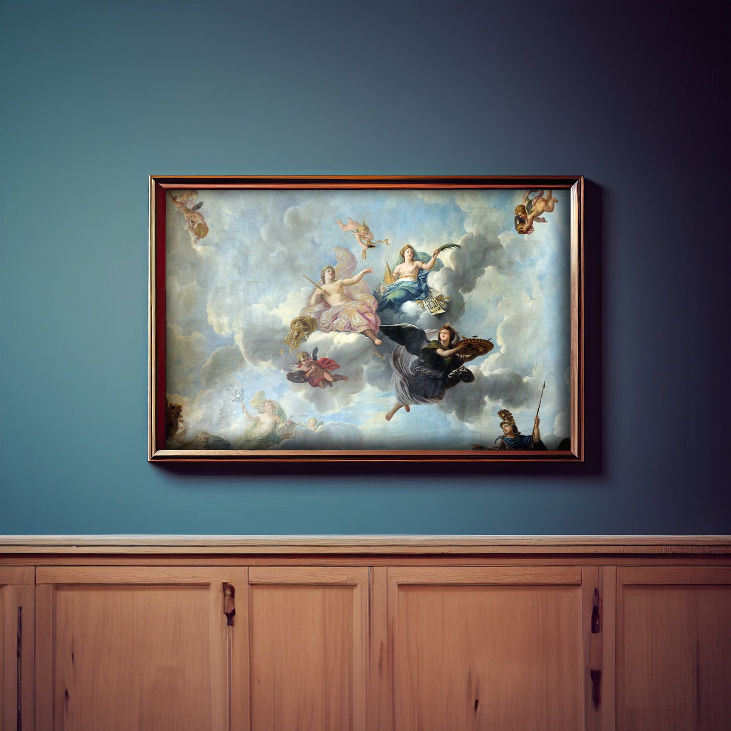 Royal Magnificence by Houasse Poster Print – Classic and famous vintage wall art, famous painting, Post-Impressionist, Home Decor Fine Arts