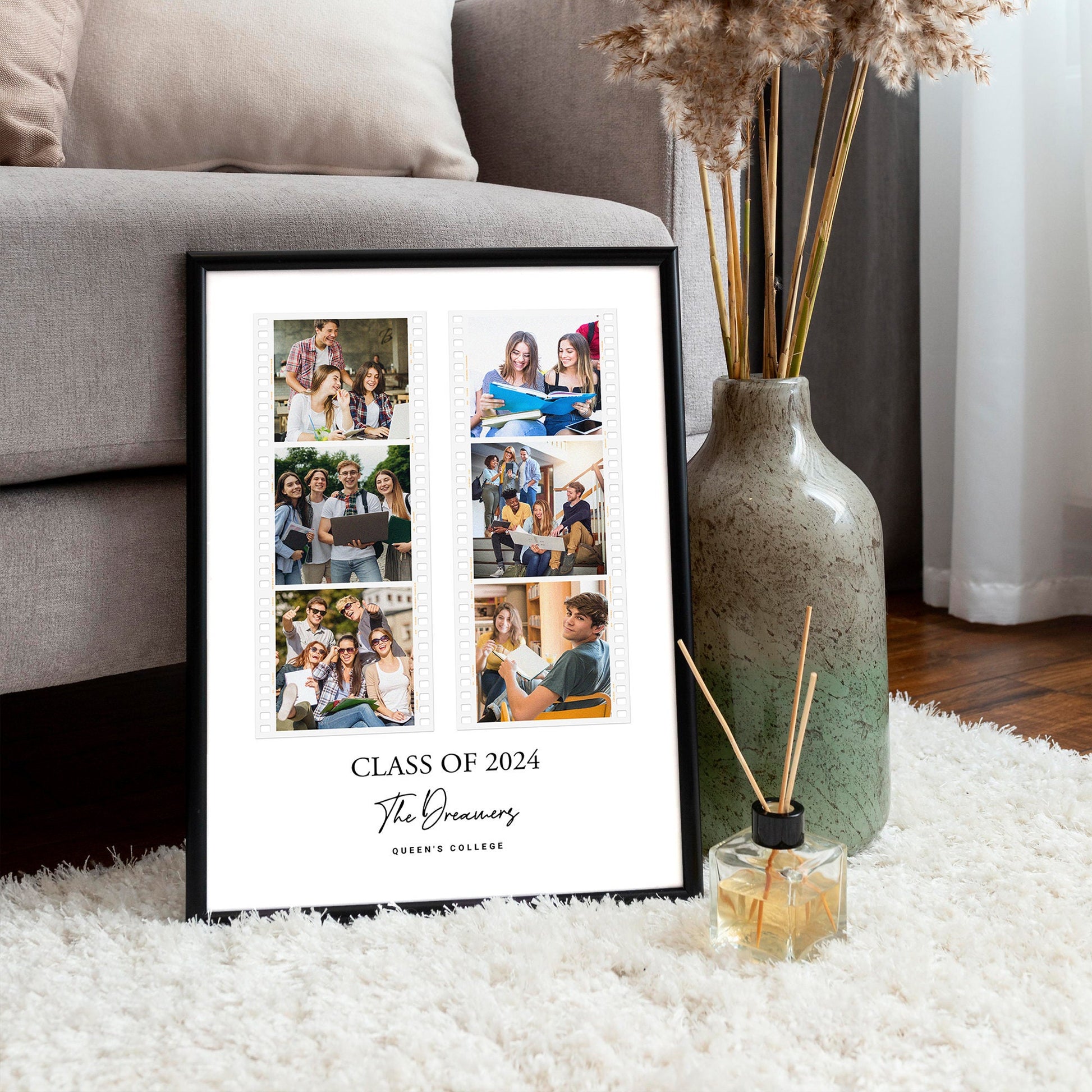 Personalised School Leavers, Graduation, End of Year Photo Print – Graduation photo print, Classmates gift idea, Teacher appreciation gift