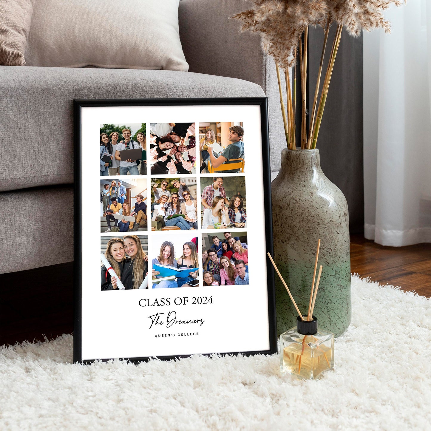 Personalised School Leavers, Graduation, End of Year Photo Print – Graduation photo print, Classmates gift idea, Teacher appreciation gift