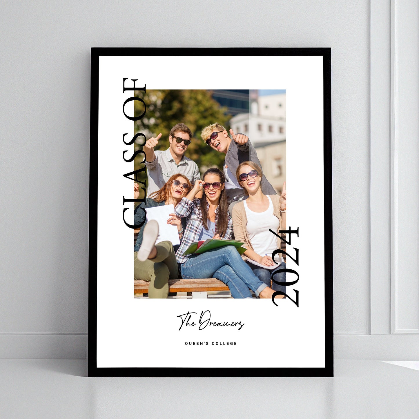 Personalised Class of 2024, School Leavers, Graduation, End of Year Photo Print – Graduation photo print, Teacher appreciation photo gift