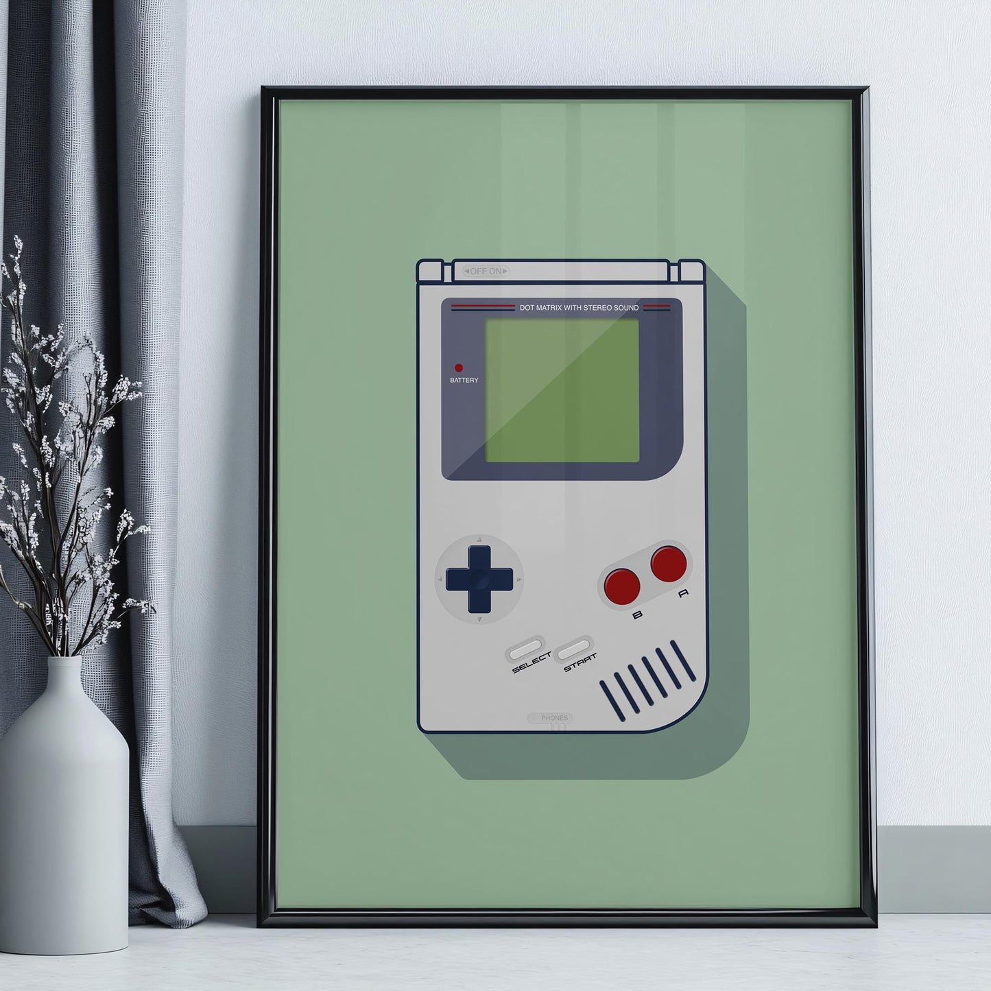 Video Game Wall Art – Vintage gaming room controller prints, Video game print, Gift for gamer, Pop art, Boys room poster, Minimalist retro game pop art