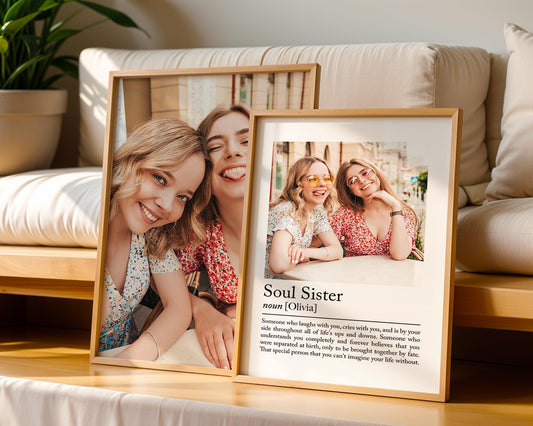 Personalised best friend definition print - Custom gift with photo for best friend, birthday gift, Valentines, Photo Gift, Best Friend Quote. Friends Gift Idea