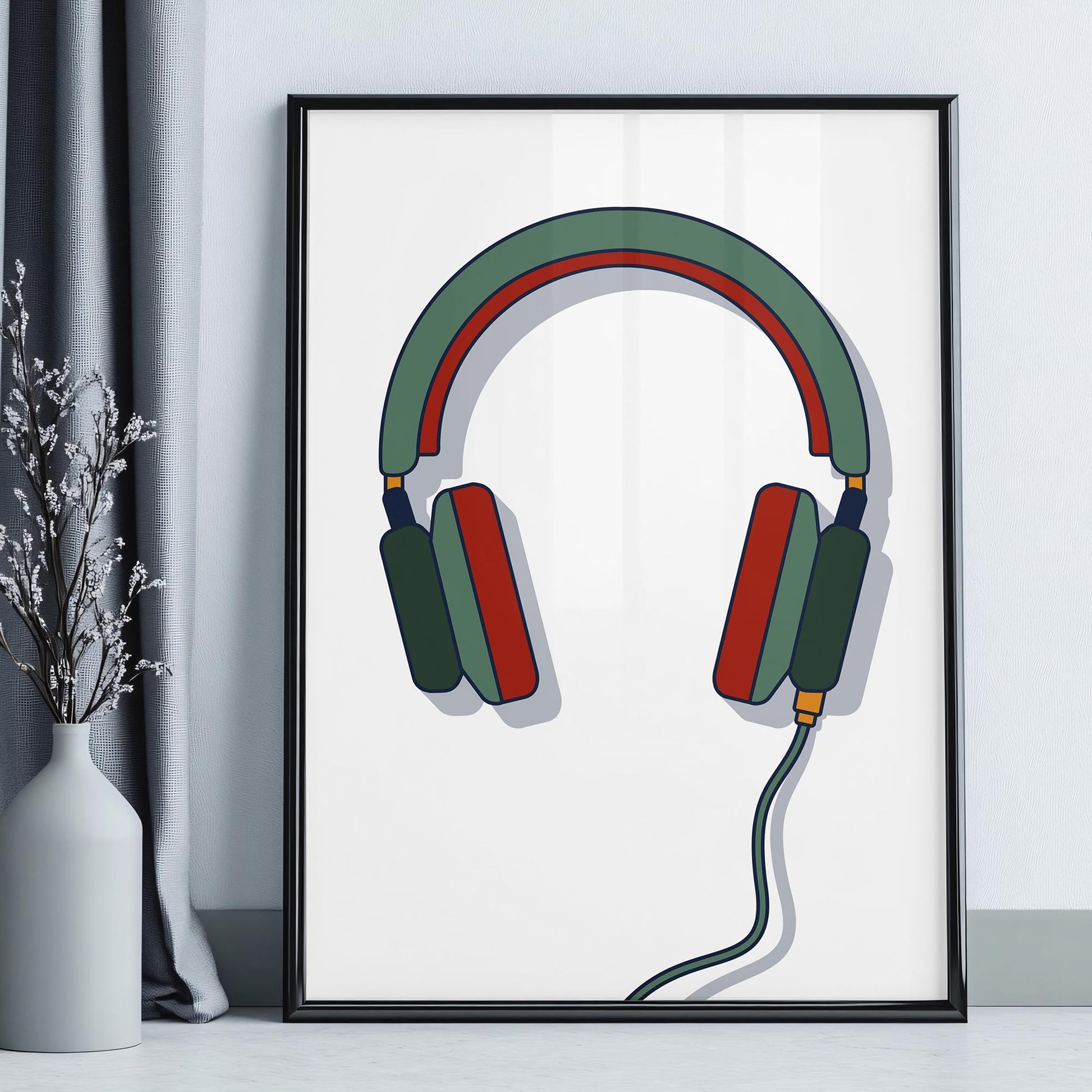 Vintage gaming room controller print, Video game wall art, Video game print, Gift for gamer, Pop art, Boys room art, Minimalist retro game