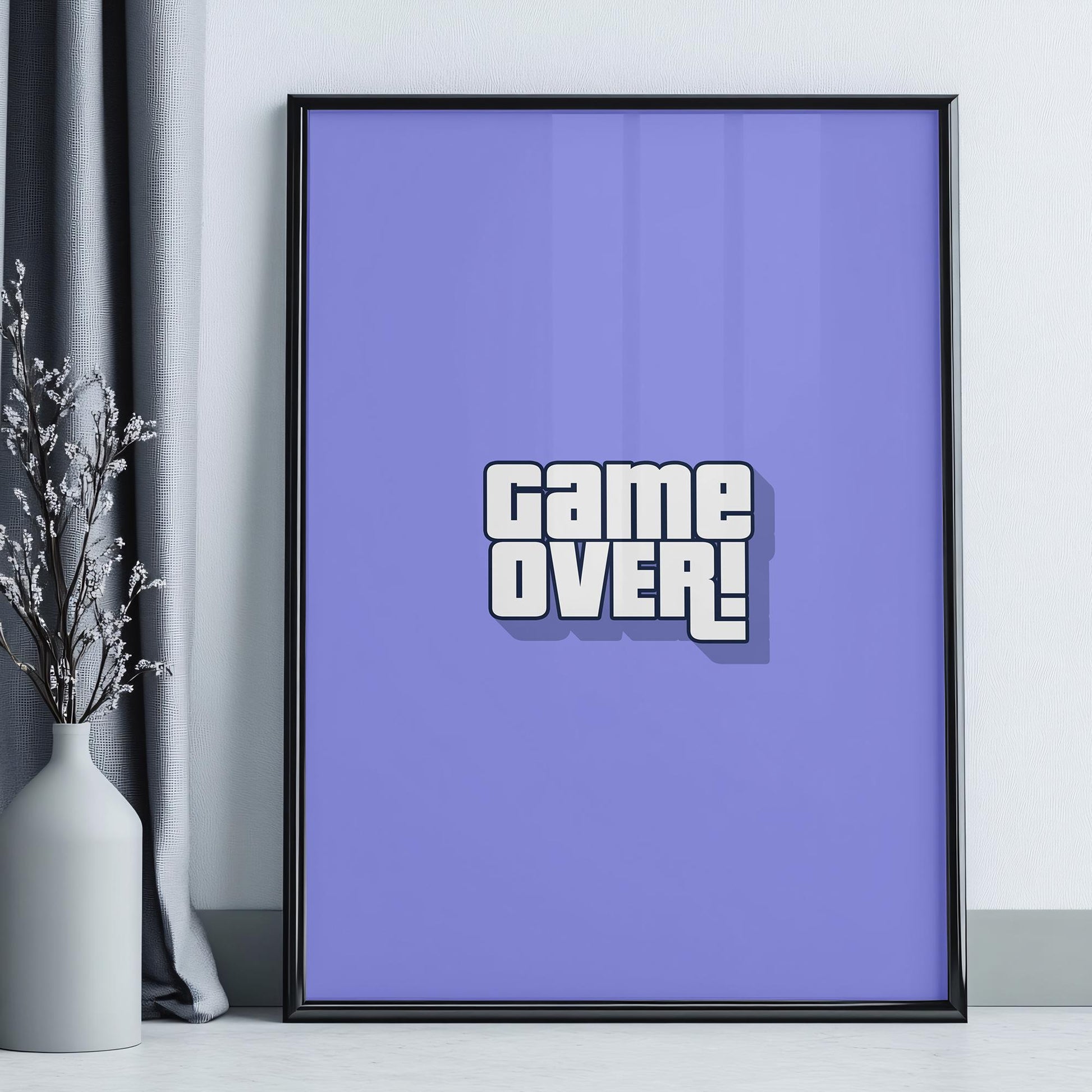 Video Game Wall Art – Vintage gaming room controller prints, Video game print, Gift for gamer, Pop art, Boys room poster, Minimalist retro game pop art, Kids Bedroom Gaming Prints, Gamer Art, Teen Room Decor, Game room posters, Just five more minutes