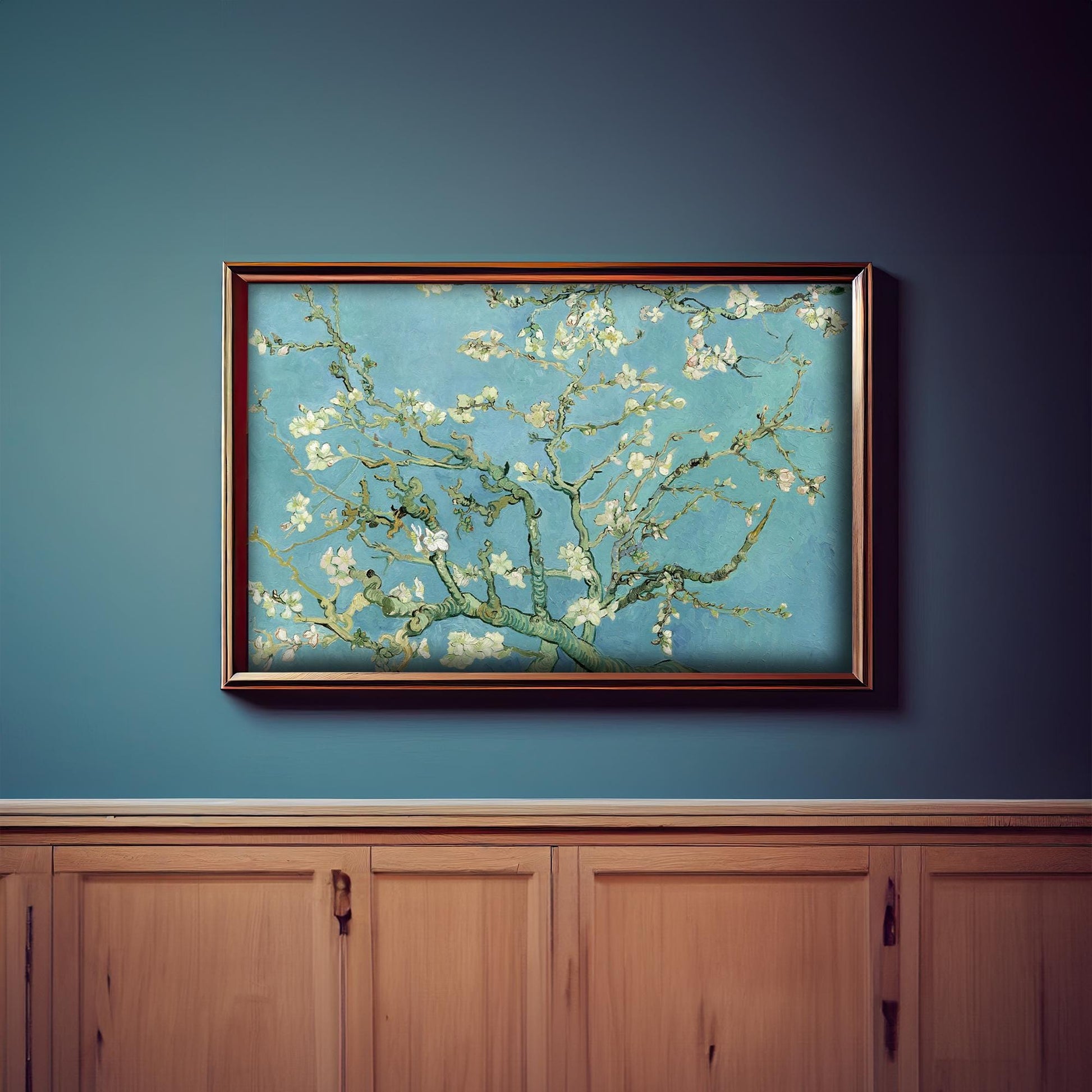 Almond Blossom by Van Gogh Poster Print – Classic and famous vintage wall art, famous painting, Post-Impressionist, Home Decor Fine Arts, hand-picked timeless collection of classic paintings from Botticelli to Rembrandt
