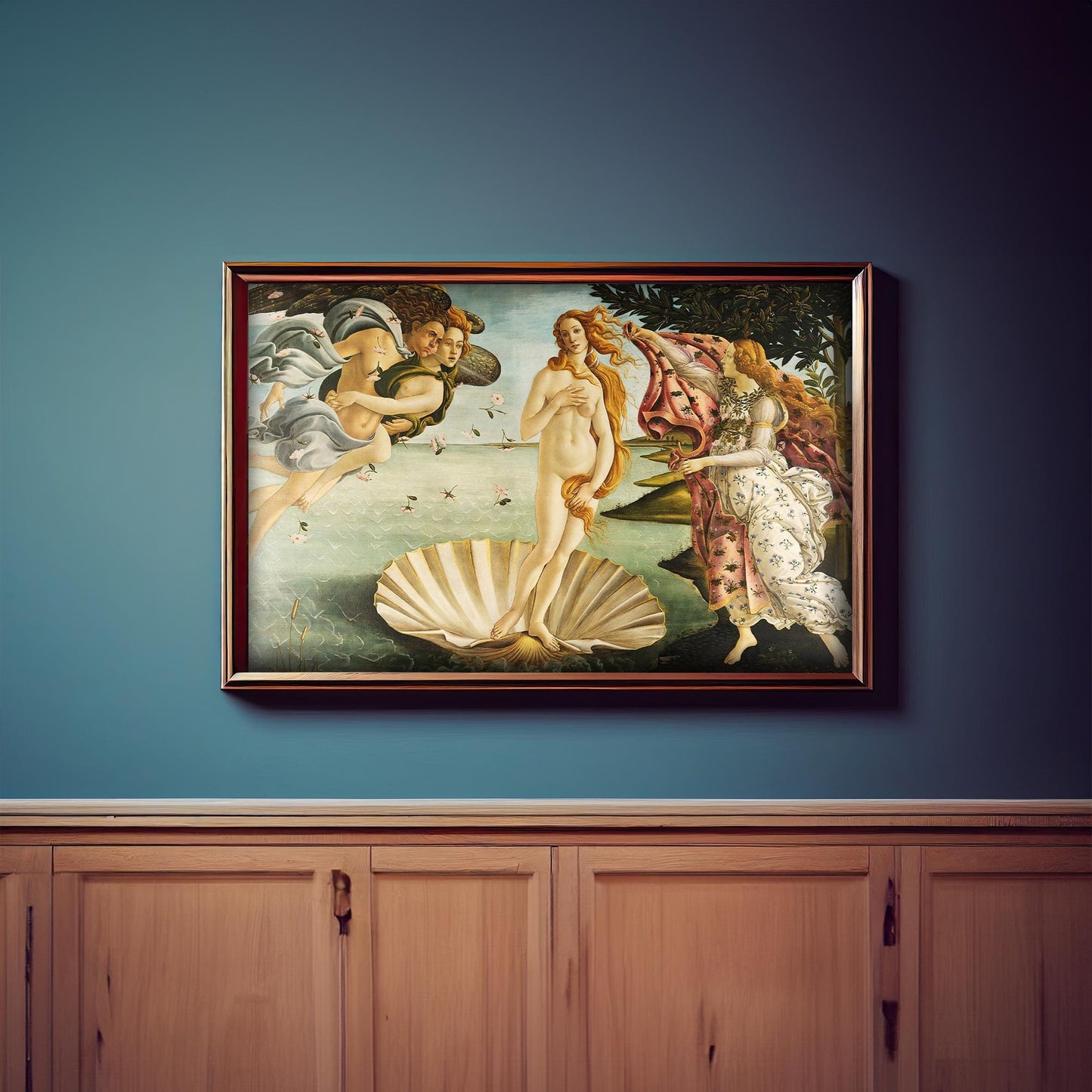 Birth of Venus by Botticelli Poster Print – Classic and famous vintage wall art, famous painting, Post-Impressionist, Home Decor Fine Arts