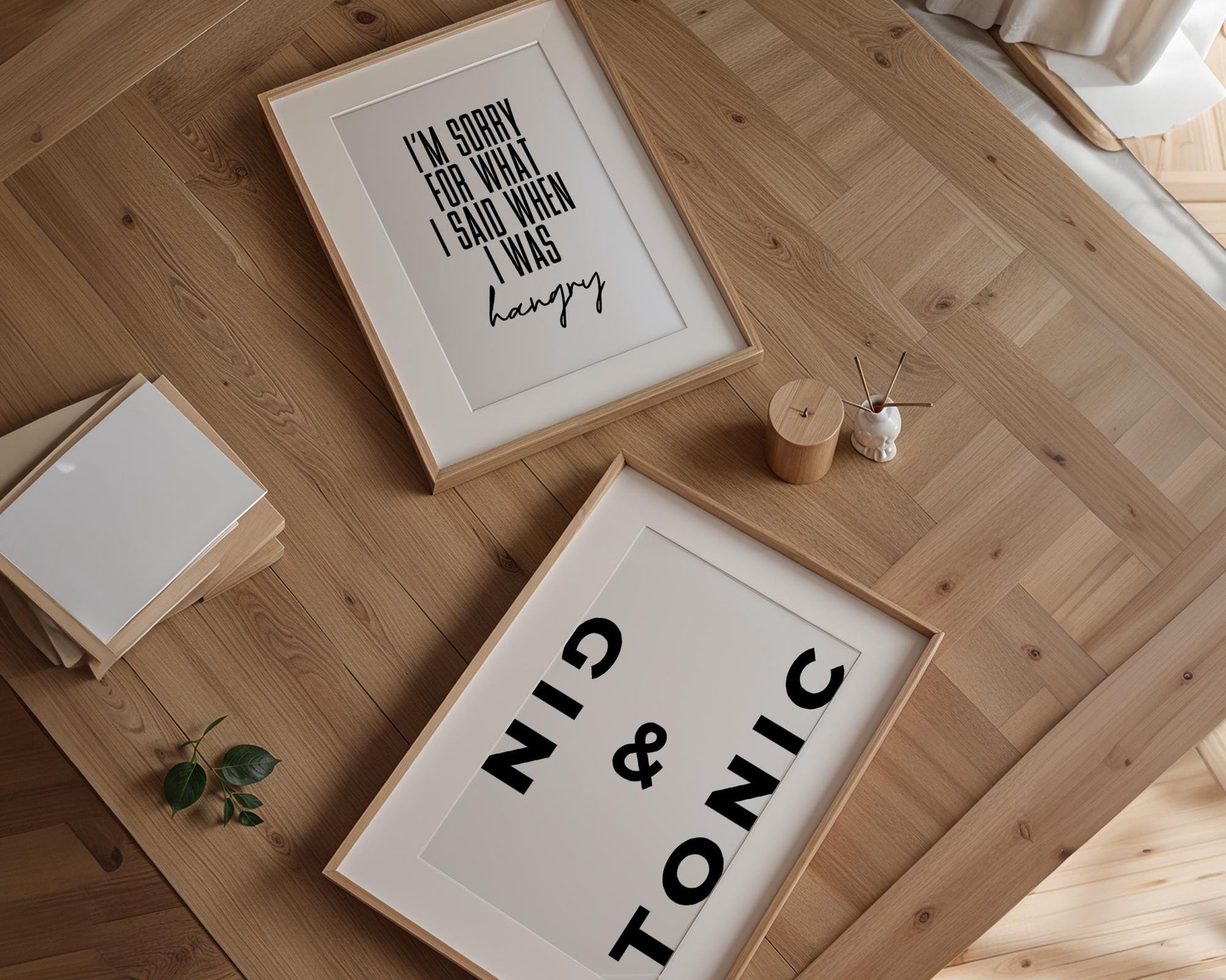 Gin and Tonic Print - Gin Poster, Kitchen Decor, Bar Art, Cocktail Poster, Minimalist Typography, Cocktail Prints, Kitchen Bar Drink Poster