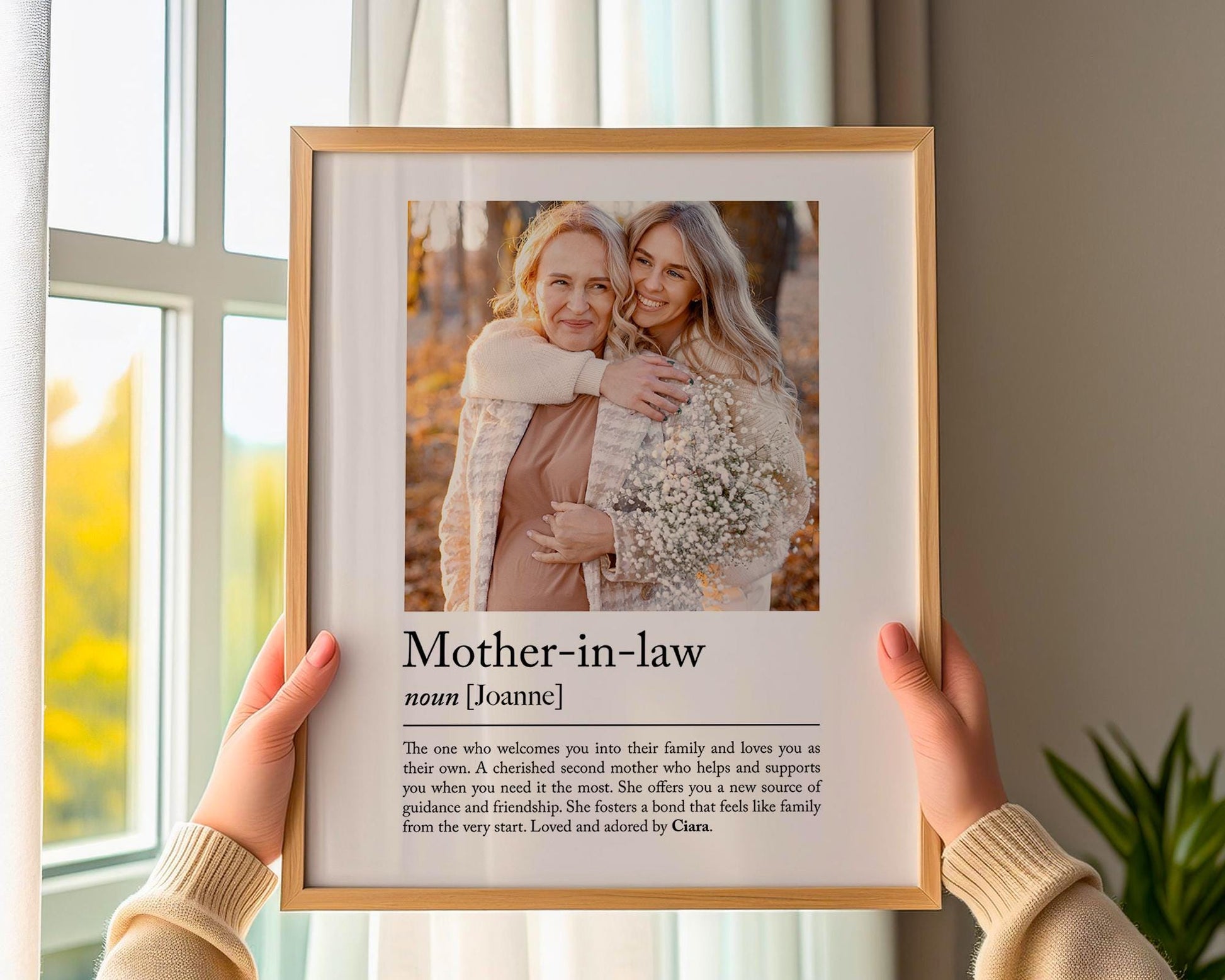 Mother-In-Law Gift, Bonus Mum, Mother-In-Law, Gift For Mum-In-Law, Mother’s Day Gift, Photo Collage For Mum, Special Mum Poem, Mother-In-Law Quote, MIL Gift Idea, Text Poster, Daughter In Law Gift, Second Mum