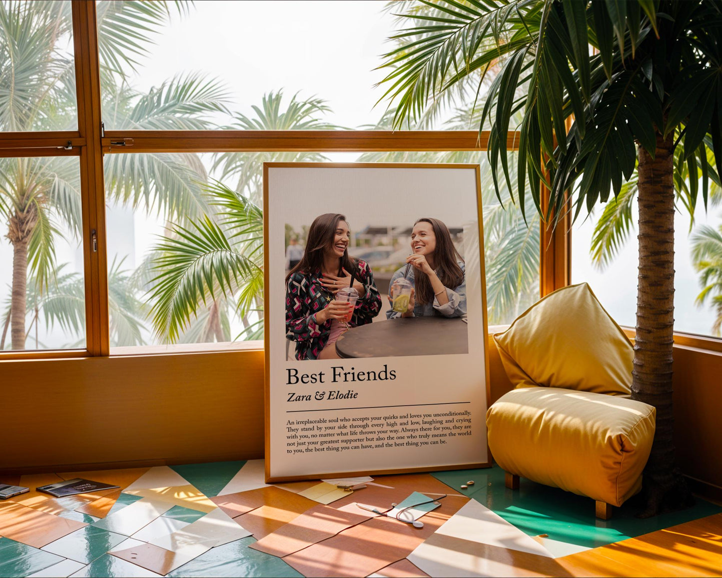 Personalised best friend definition print - Custom gift with photo for best friend, birthday gift, Christmas, Photo Gift, Best Friend Quote, personalised print, best friend gift, custom photo gift, friendship print, quote wall art, birthday present, christmas gift, bestie decor, friendship keepsake, custom wall art, photo wall print, personalised art, gift for bestie