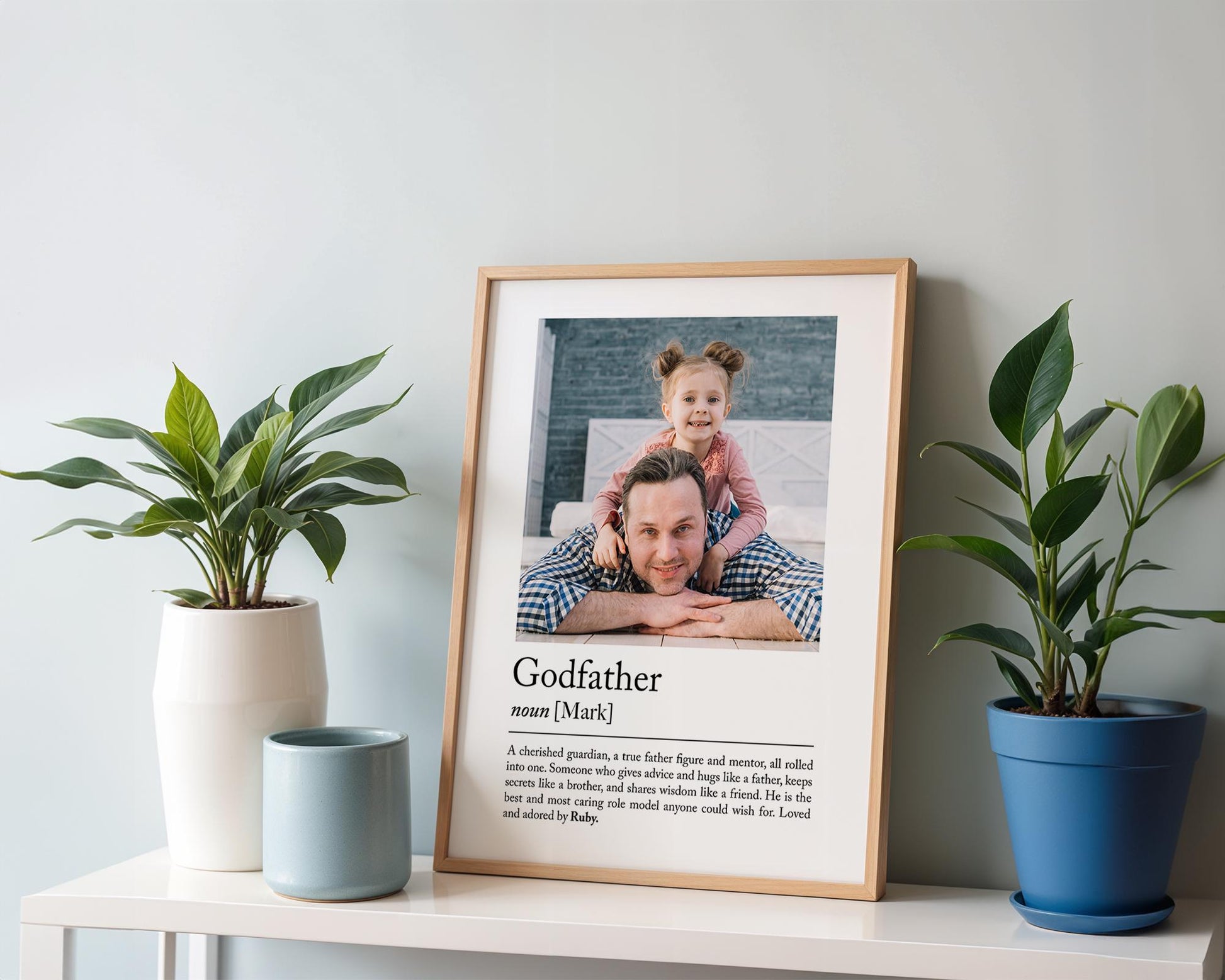 Personalised God Father Print Personalised Godfather Definition Print Personalised Photo Gifts Fathers Day Gift Birthday Gift, Photo Gift Print, God Father Quote, Fathers Day Present, framed gift, printed gift, Gift idea, photo prints, photo collage, godfather gift, custom photo art, godfather wall art, new baby gift, baptism print, godparent gift, baby photo print, gift for her, christening art, photo wall print, digital god art, framed god print, custom god art