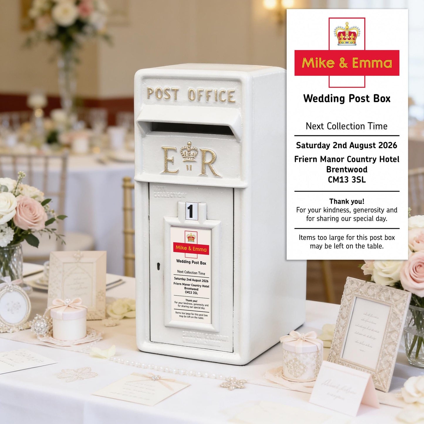 wedding post box sign, post box sign only, royal mail wedding, wedding postbox, post box insert, wedding card box, custom wedding sign, wedding mailbox sign, postbox signage, post box label, christening sign, wedding card sign, postbox wedding