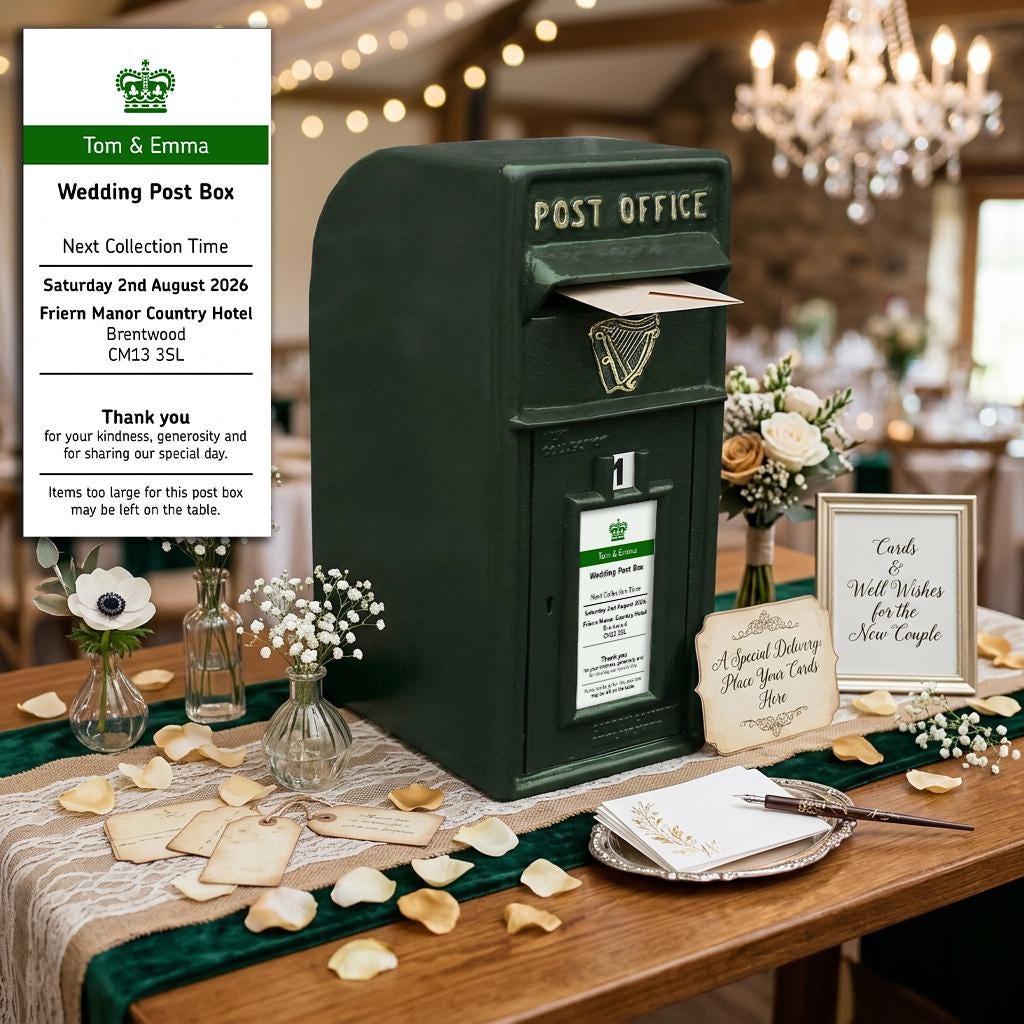 wedding post box sign, post box sign only, royal mail wedding, wedding postbox, post box insert, wedding card box, custom wedding sign, wedding mailbox sign, postbox signage, post box label, christening sign, wedding card sign, postbox wedding